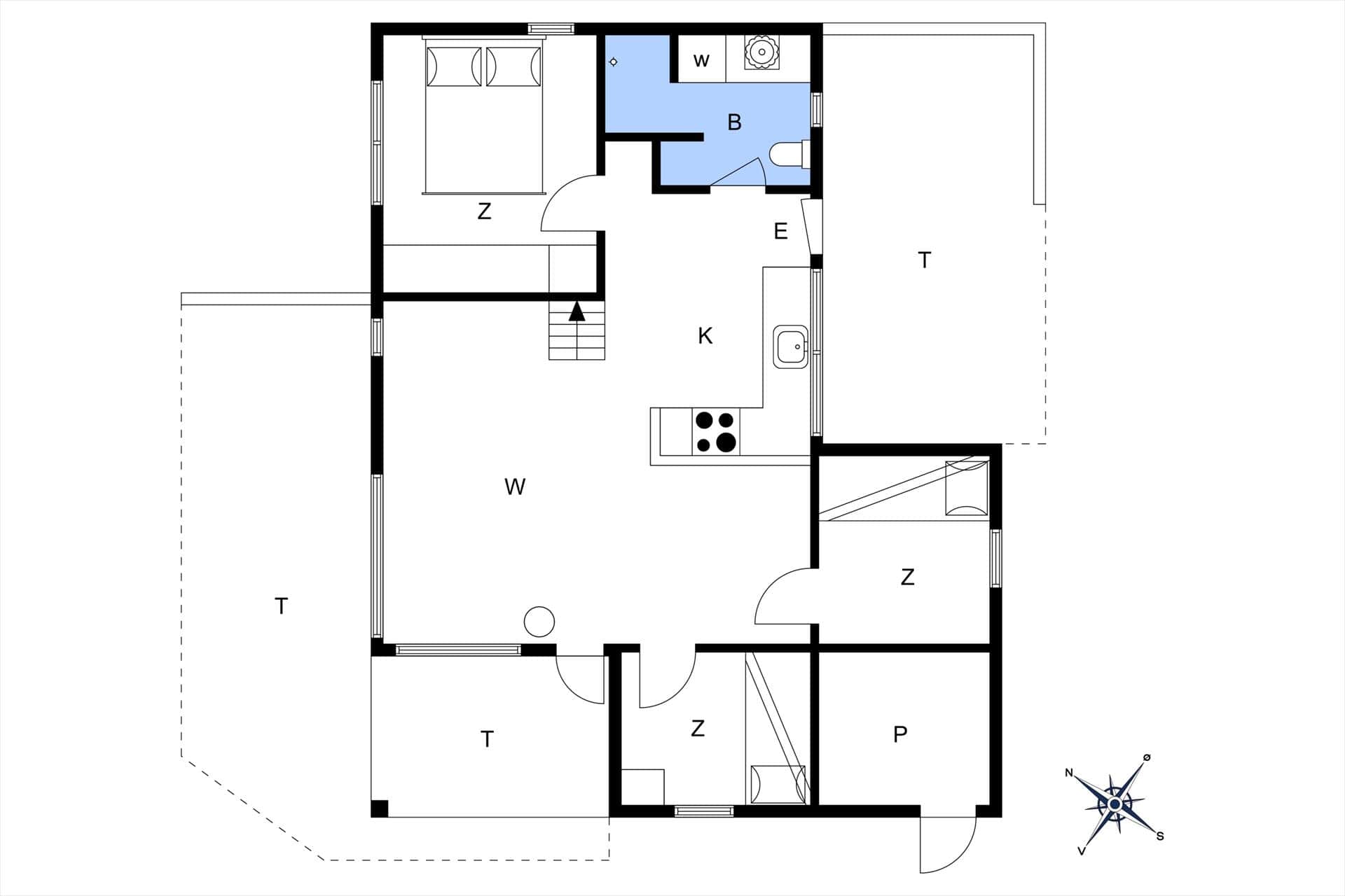 Interieur 18-13 Vakantiehuis 334, Sømærkevej 64, DK - 7752 Snedsted