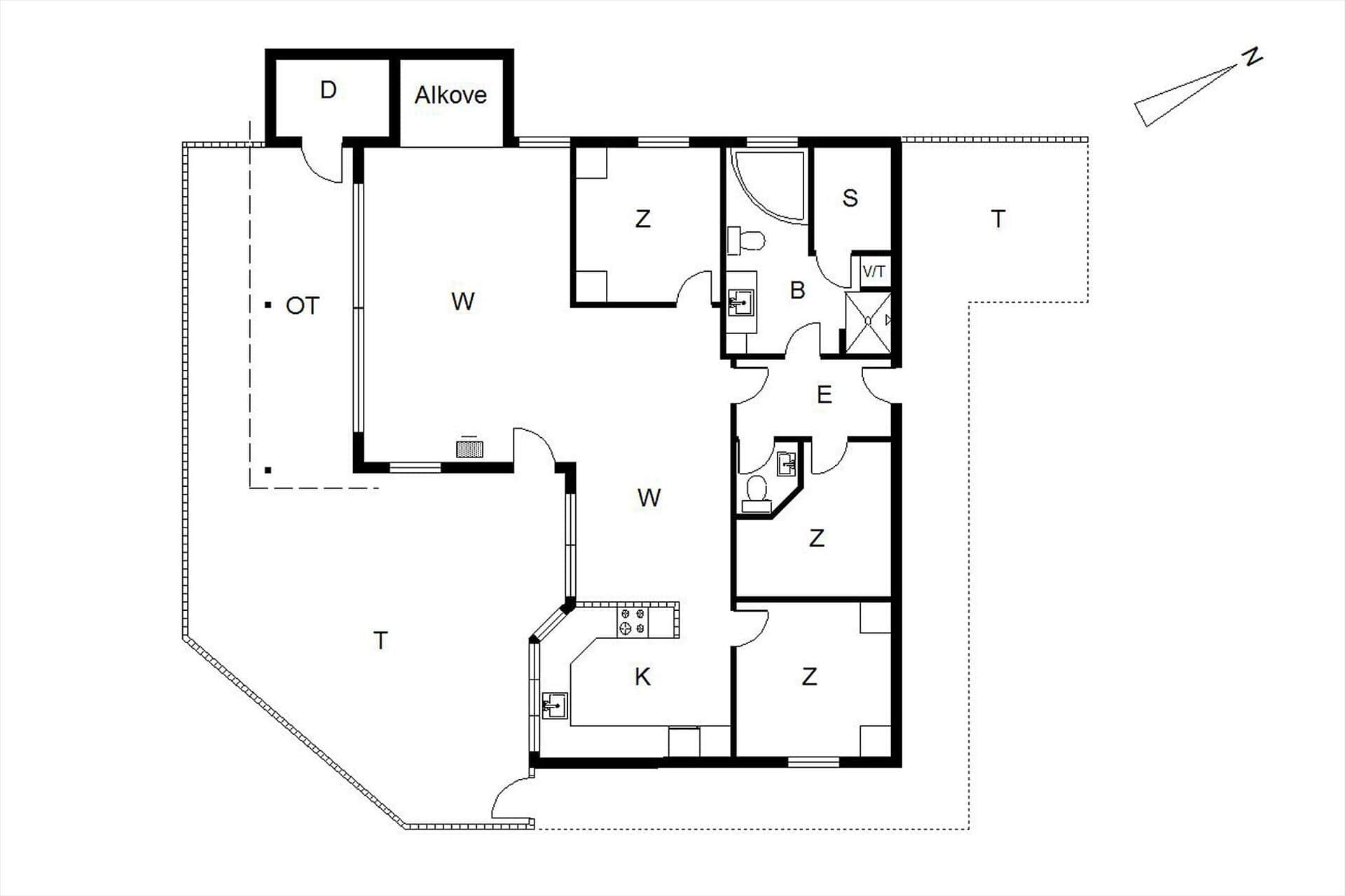 Interieur 49-125 Vakantiehuis 1259, Kløvervej 15, DK - 6854 Henne