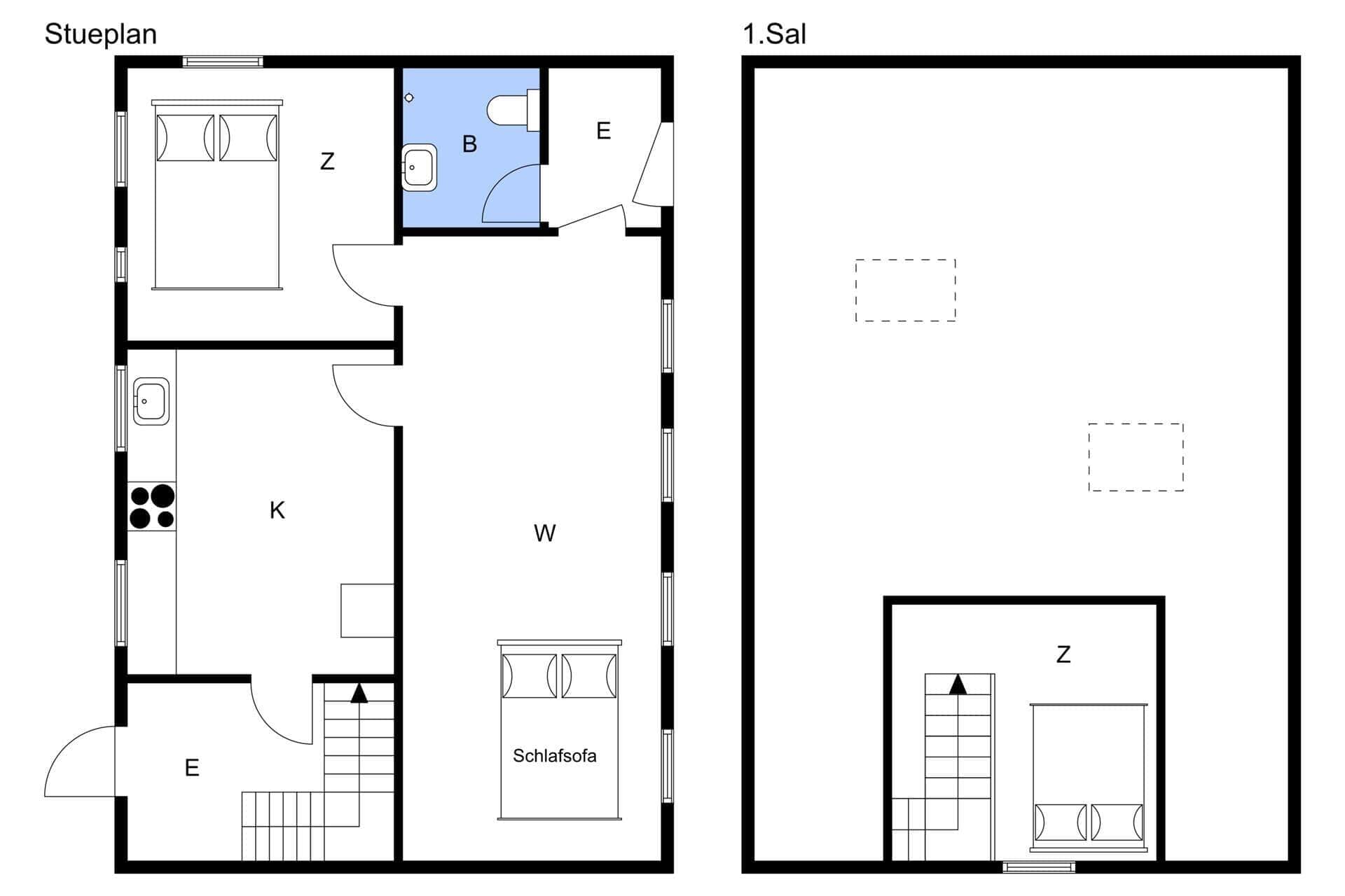 Interior 6-3 Holiday-home M70120, P M Gang 14, DK - 5960 Marstal