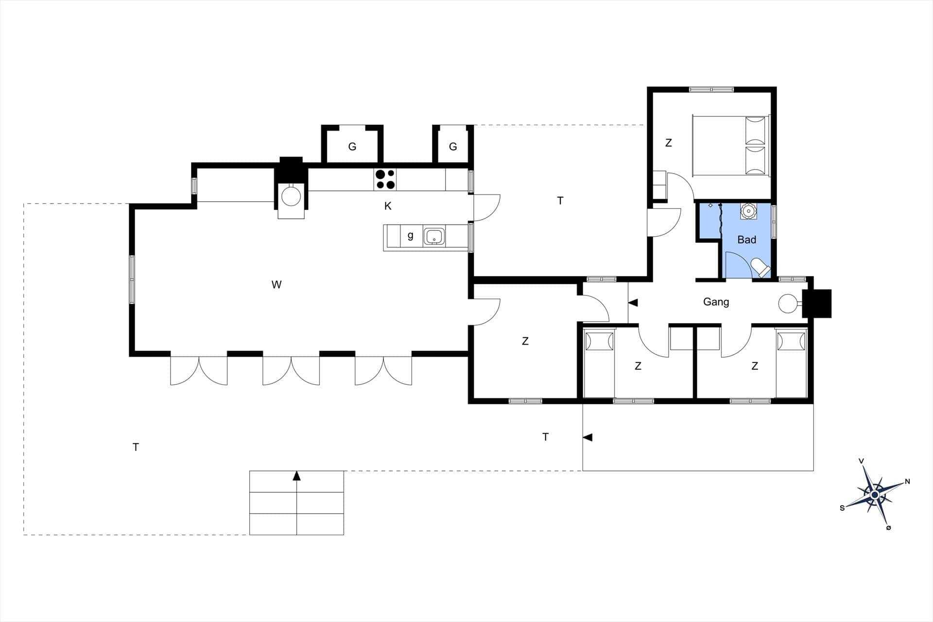 Interieur 26-172 Vakantiehuis JB238, Baunehøjvej 37, DK - 9460 Brovst