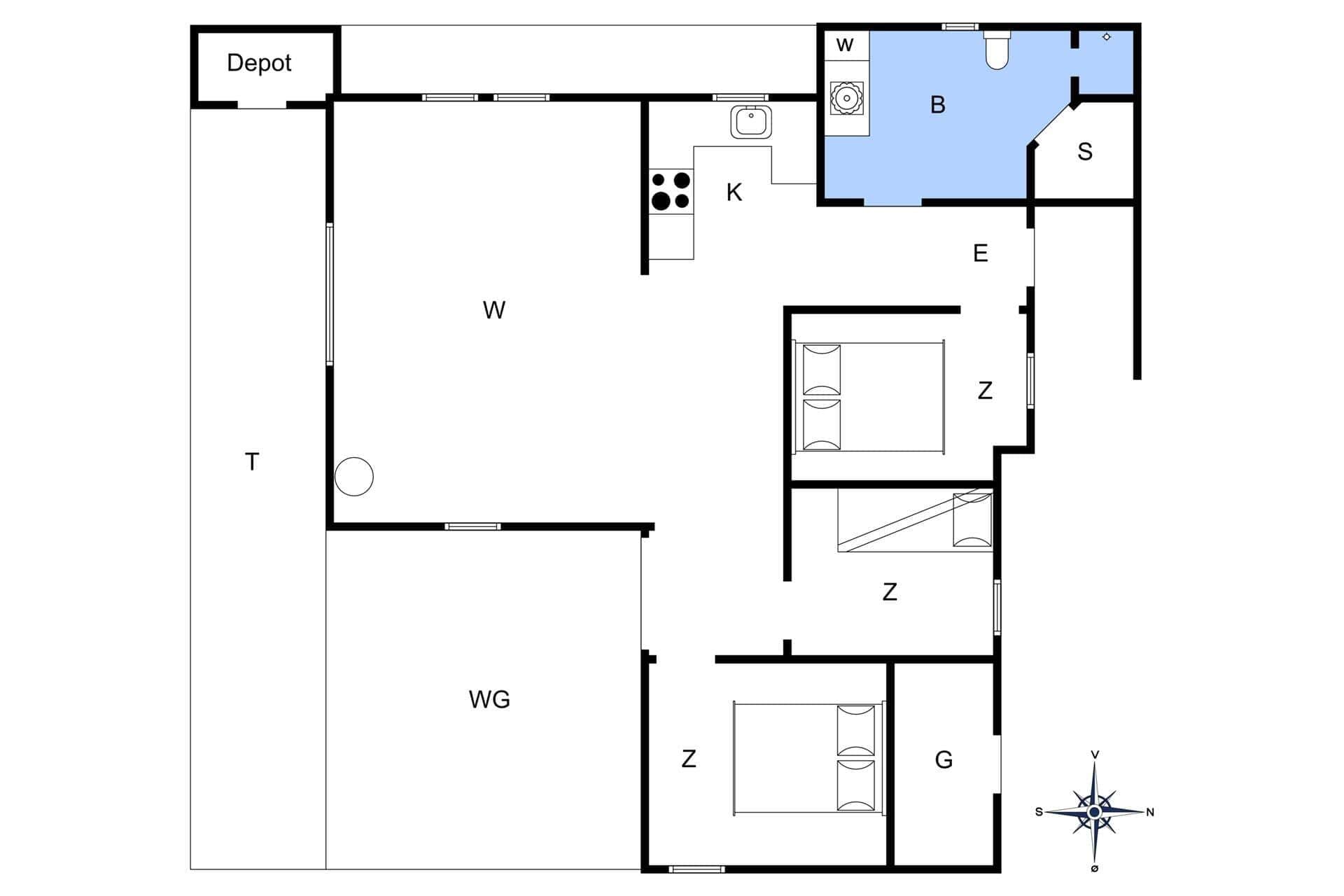 Interieur 29-168 Vakantiehuis 211, Havklitvej 75, DK - 6950 Ringkøbing