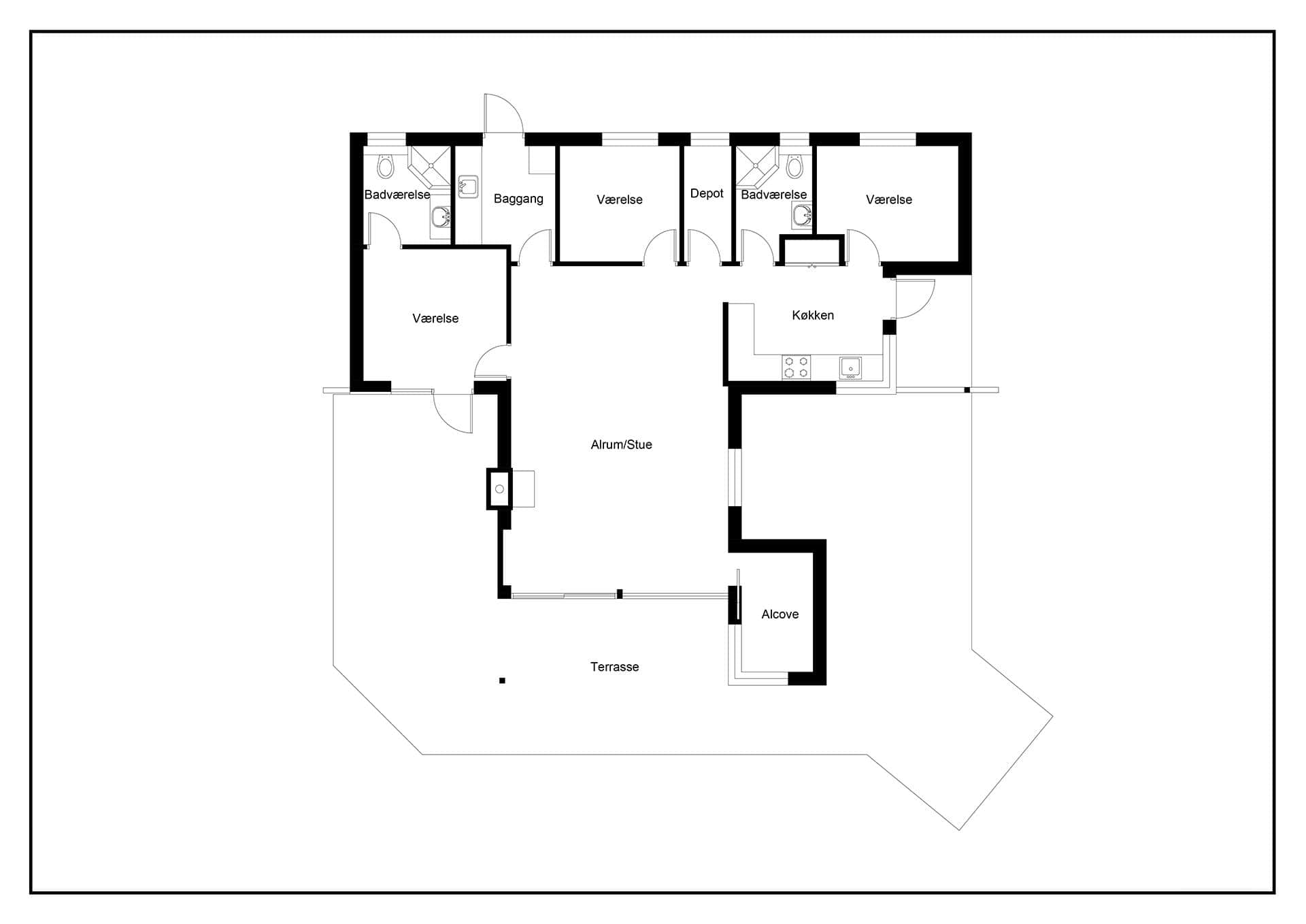 Interieur 0-125 Vakantiehuis 511, Ligustervej 13, DK - 6854 Henne