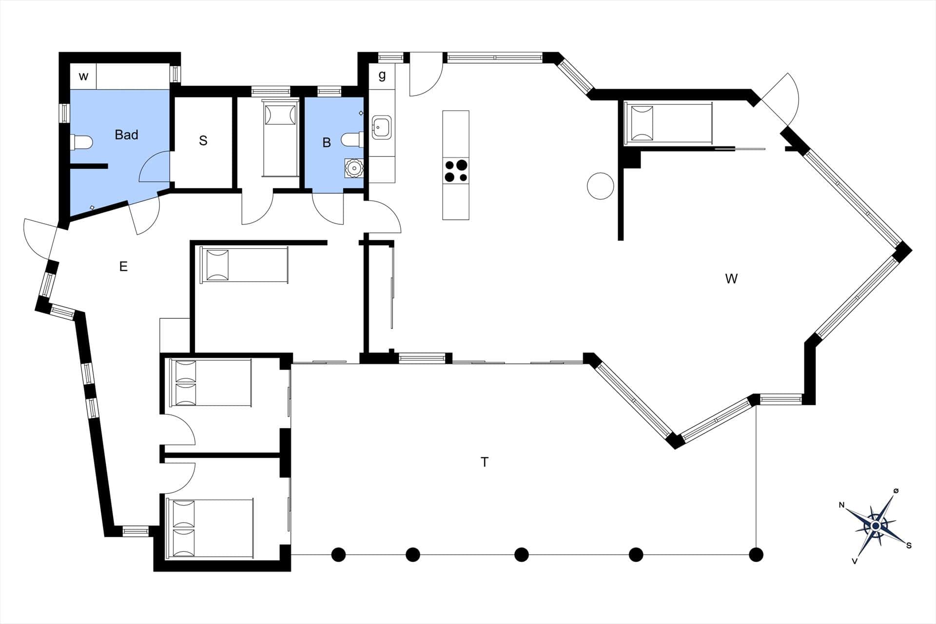 Interieur 20-174 Vakantiehuis M214, Uglevej 15, DK - 4872 Idestrup