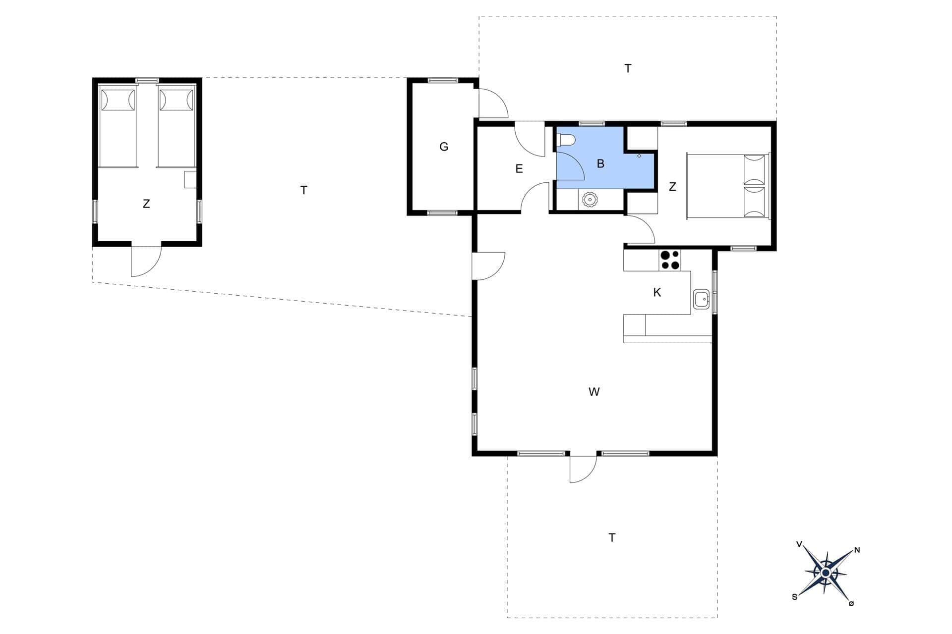 Indretning 19-13 Sommerhus 137, Fiskervej 98, DK - 7700 Thisted