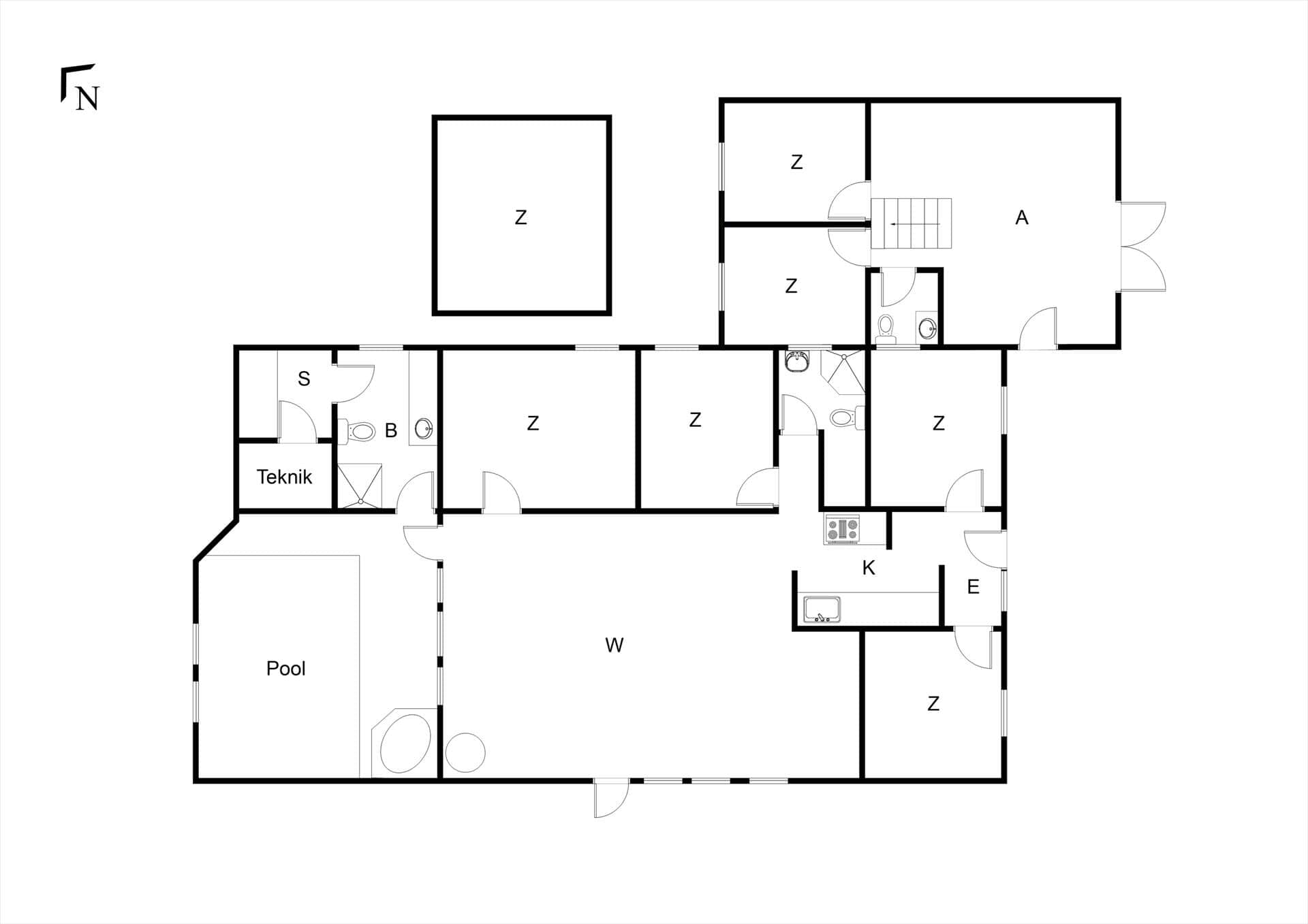 Interieur 36-125 Vakantiehuis 51, Kløvervej 13, DK - 6854 Henne