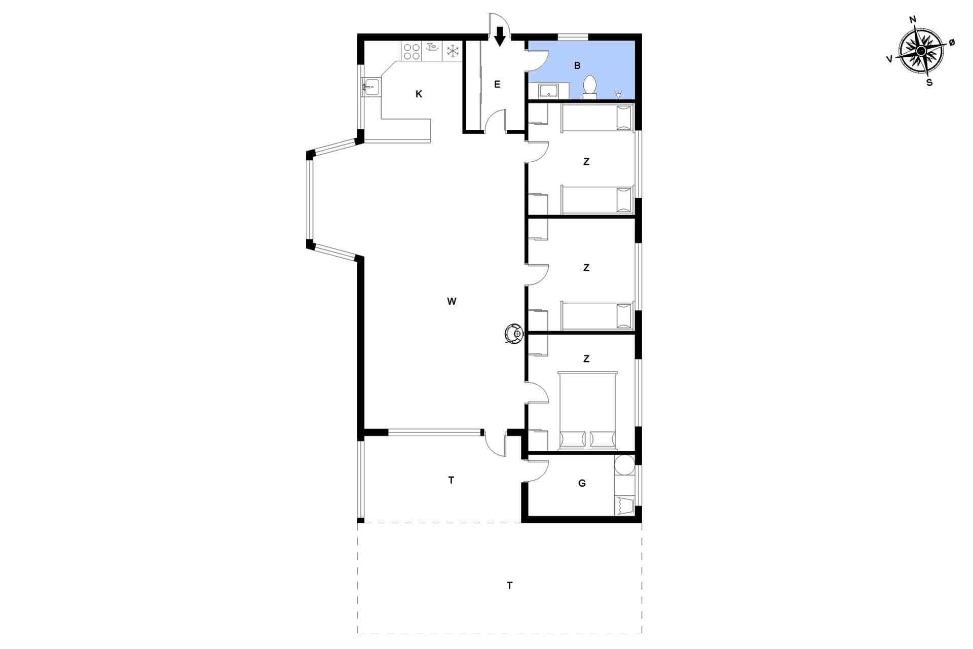 Interieur 40-173 Vakantiehuis BV399, Hedetoftvej 94, DK - 6857 Blåvand