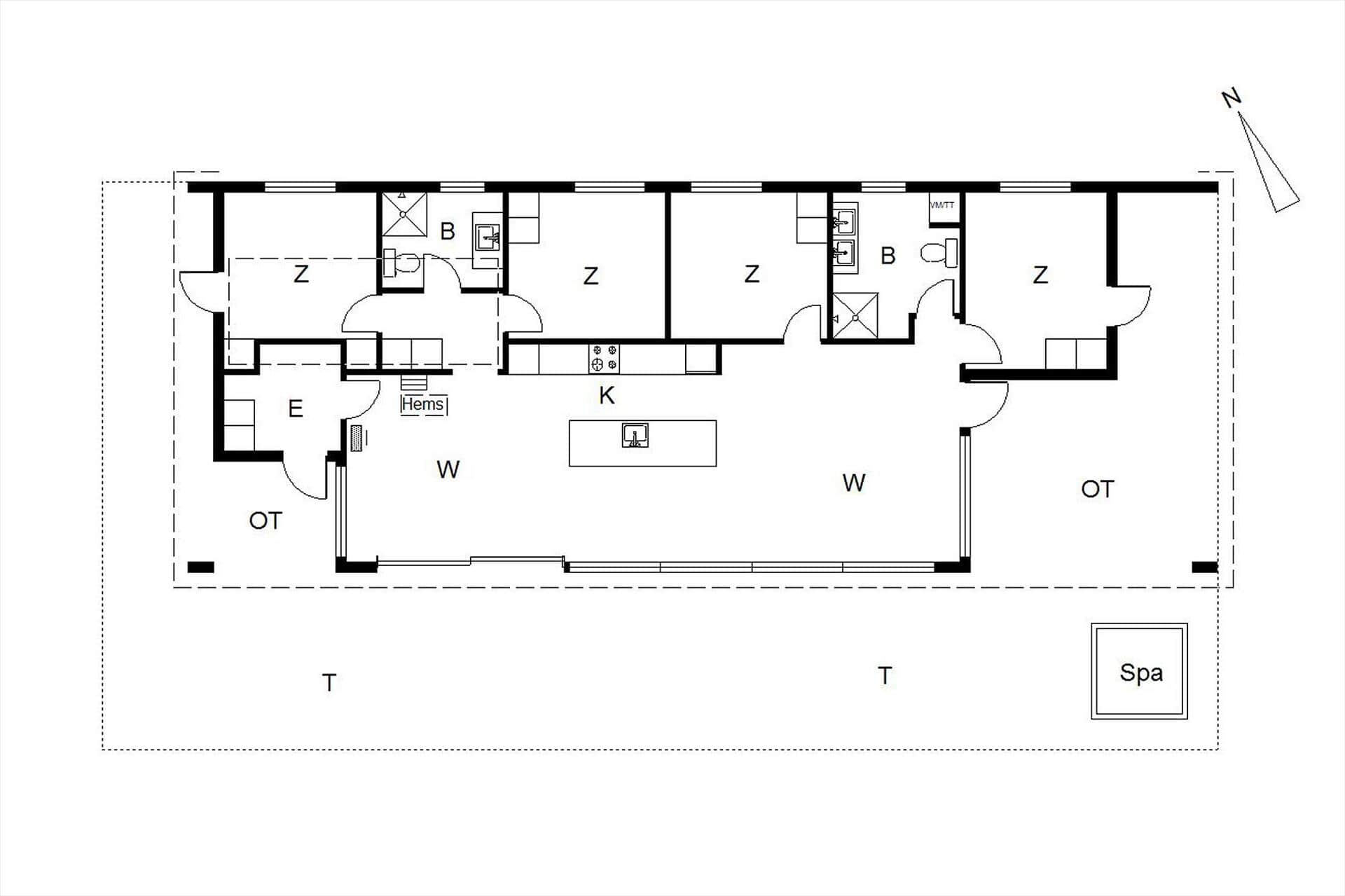 Interior 52-125 Holiday-home 185, Gyvelvej 3, DK - 6854 Henne