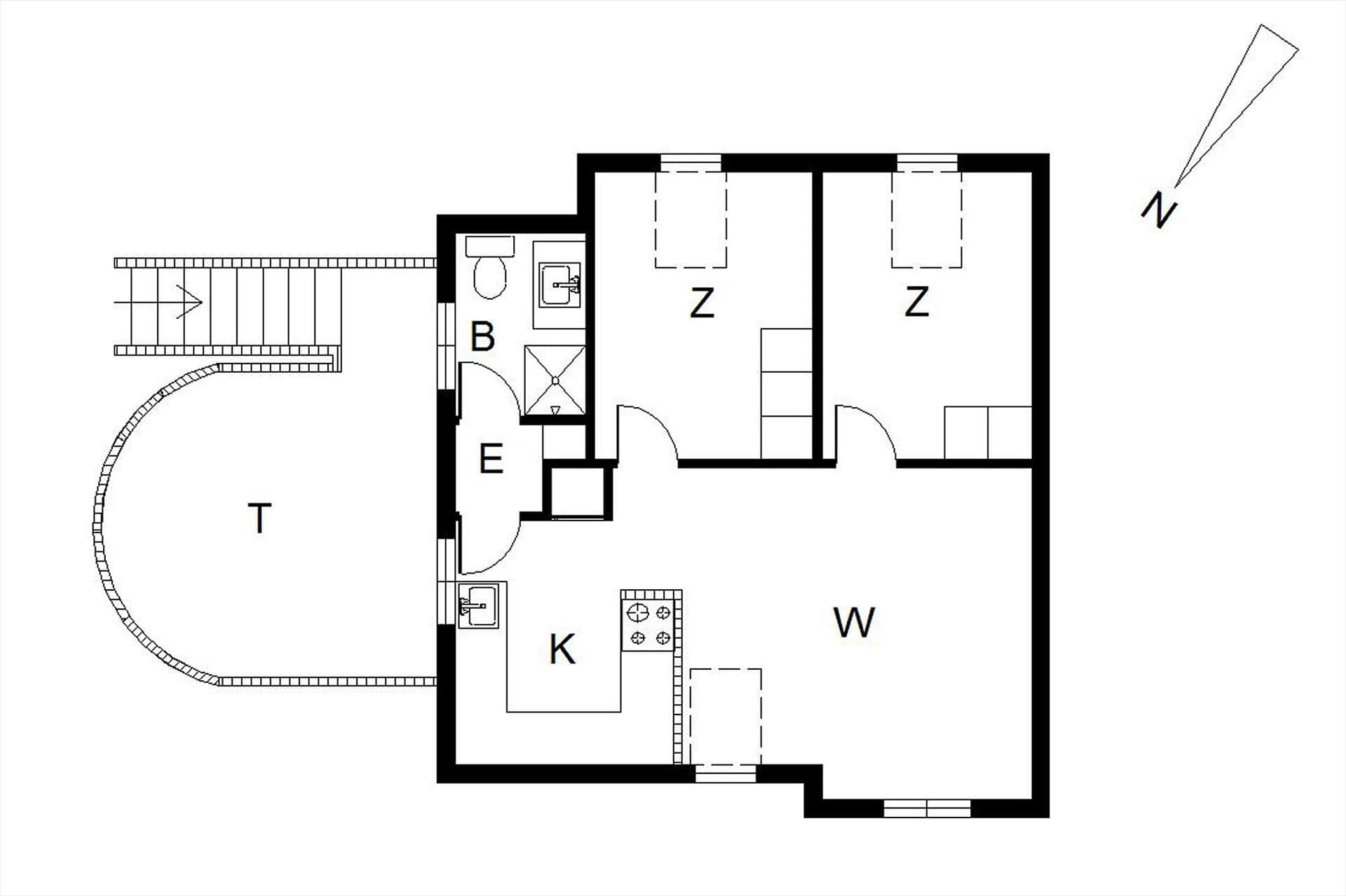 Interieur 2-125 Vakantiehuis 106, Ørnevej 6, DK - 6854 Henne
