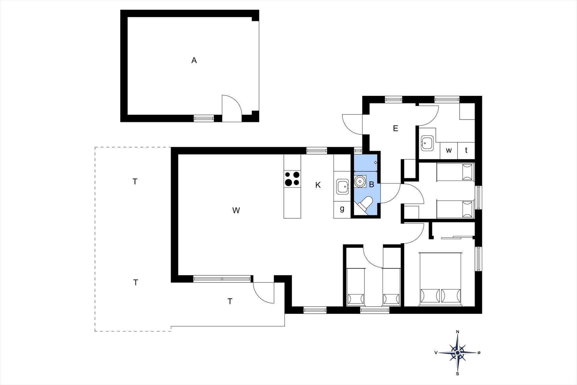 Interieur 25-174 Vakantiehuis M162, Sølvpilevej 5, DK - 4873 Væggerløse