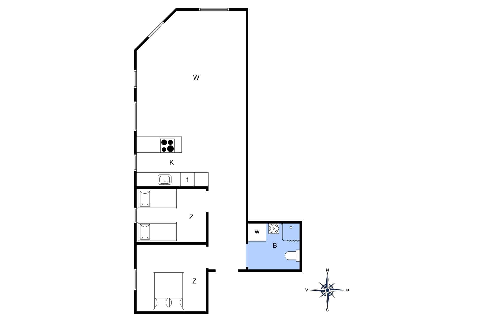 Interior 22-4 Holiday-home 895, Bredgade 1, DK - 6960 Hvide Sande