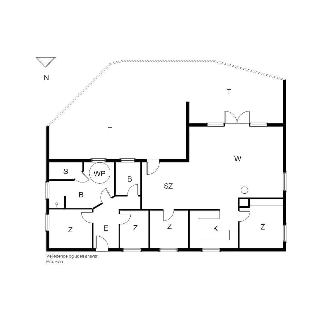 Interieur 0-125 Vakantiehuis 826, Porsevej 34, DK - 6854 Henne