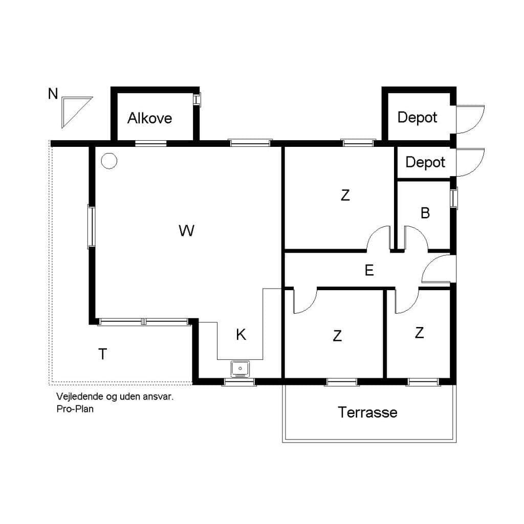 Interieur 37-125 Vakantiehuis 102, Urfuglevej 13, DK - 6854 Henne