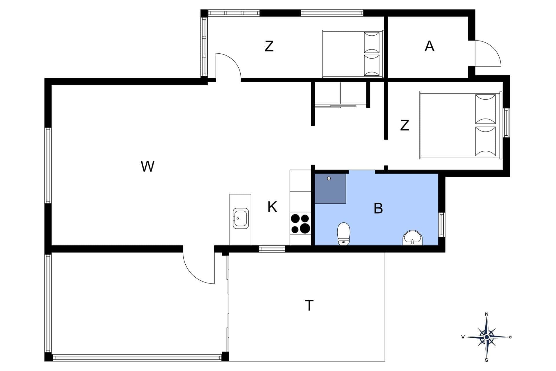 Interieur 21-177 Vakantiehuis LK1864, Hyldevej 3, DK - 9480 Løkken