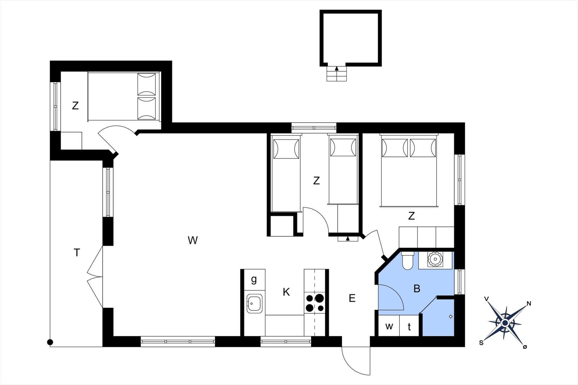 Interieur 20-1336 Vakantiehuis 1470-N, Engholmsvej 27, DK - 3360 Liseleje