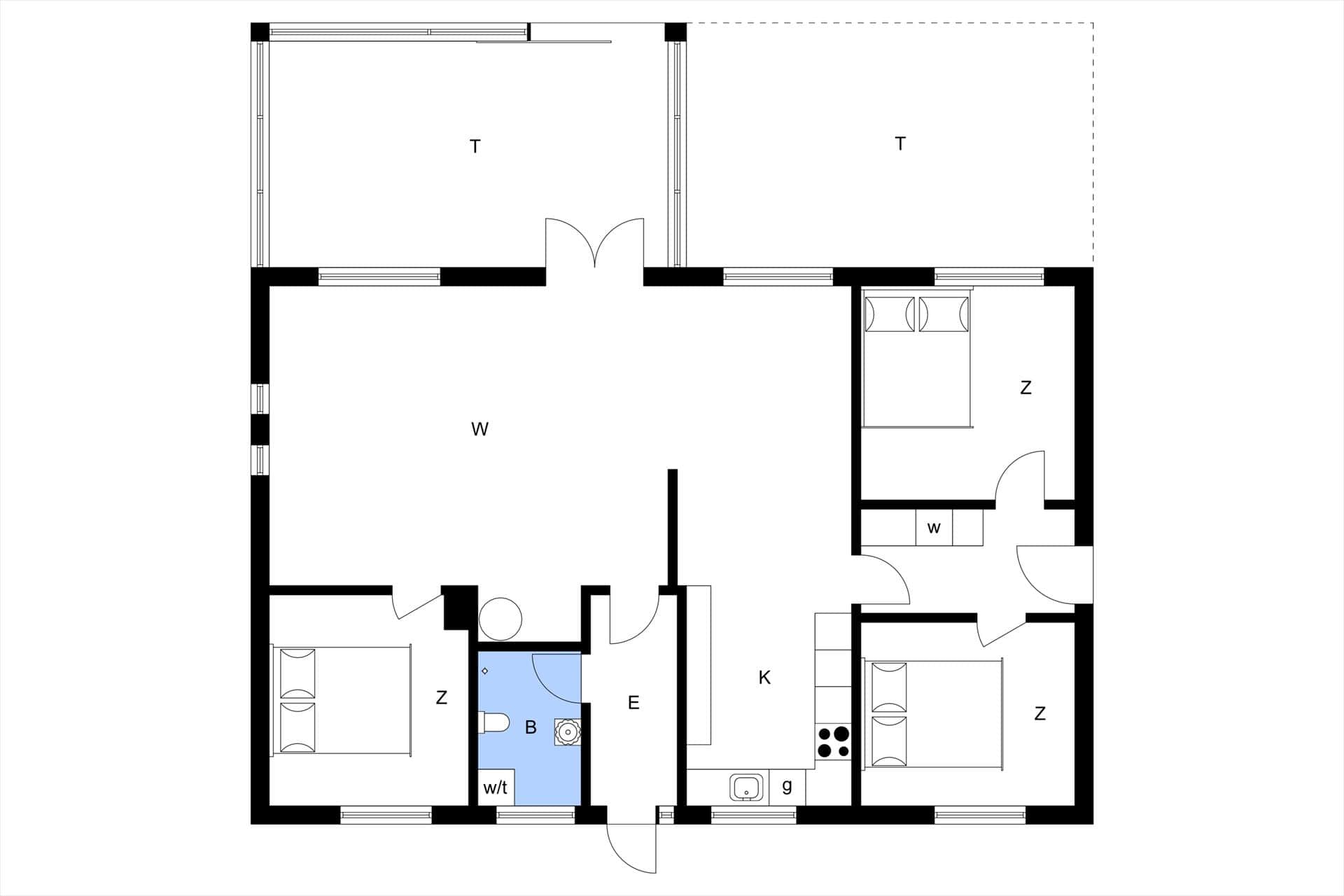 Interieur 21-10 Vakantiehuis 3679, Ellegade 8, DK - 3730 Nexø