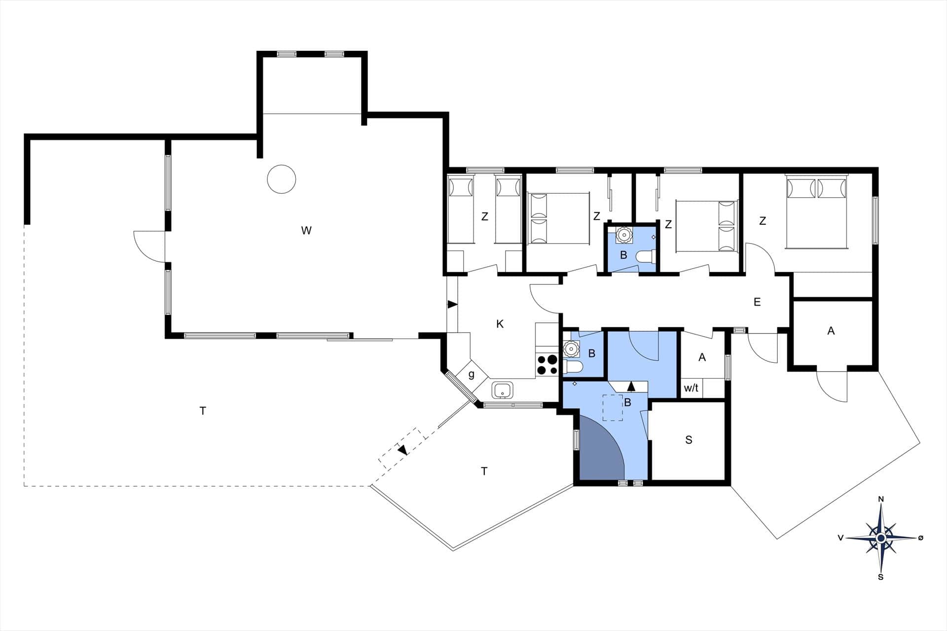 Interieur 20-10 Vakantiehuis 2608, Munkegårdsskoven 17, DK - 3730 Nexø