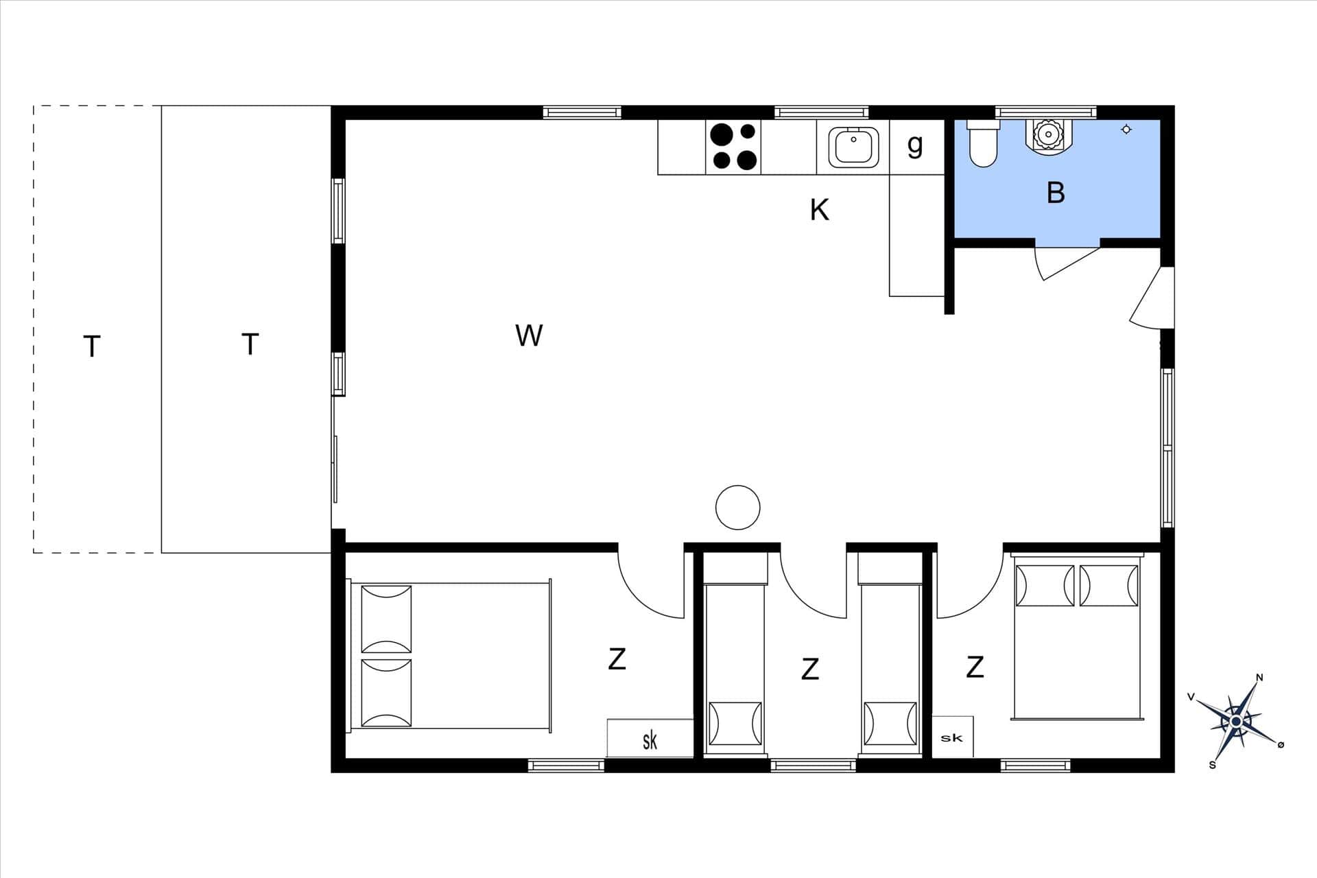 Interior 29-174 Holiday-home M17018, Tagrørvej 2, DK - 4873 Væggerløse