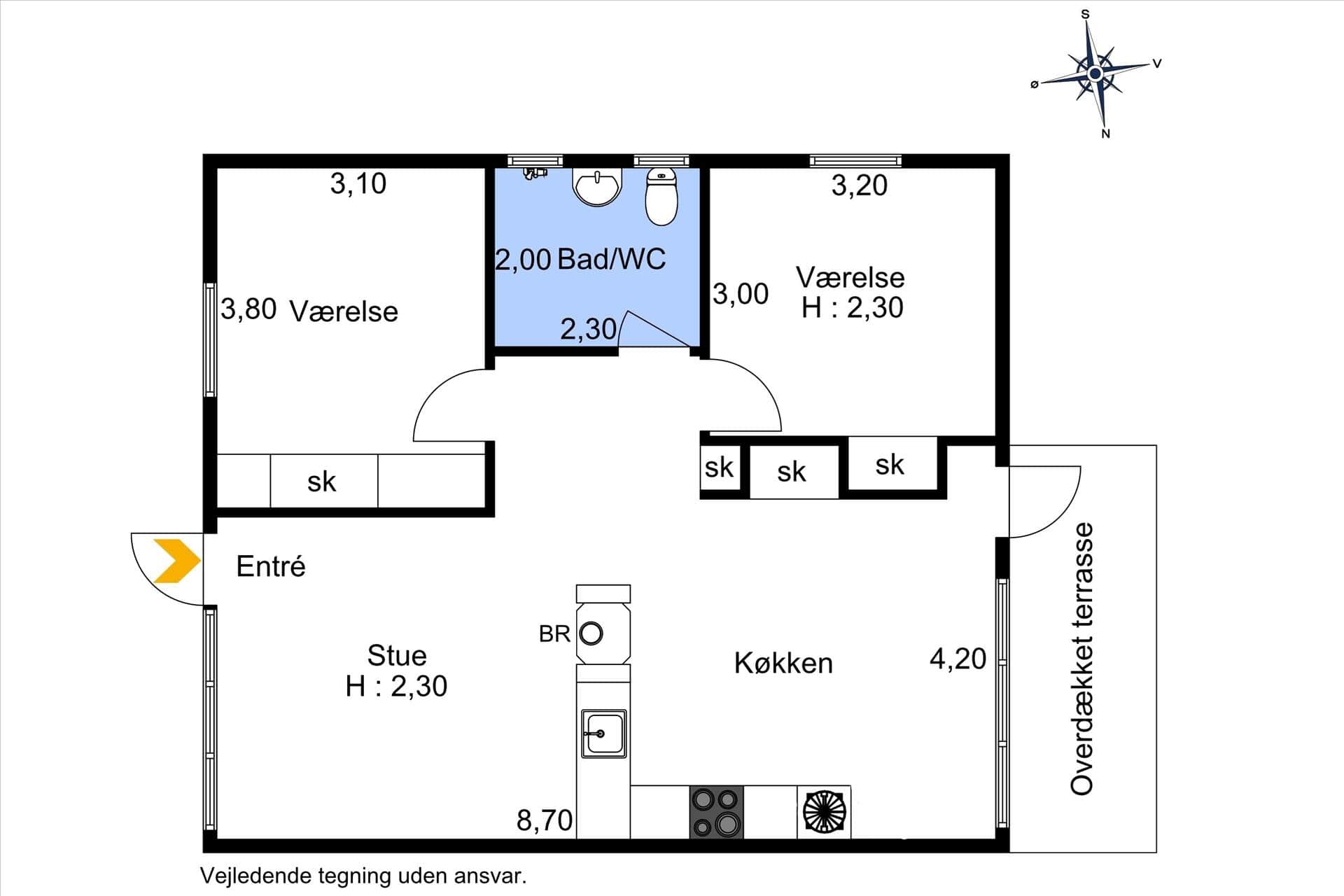 Interieur 14-174 Vakantiehuis M15022, Bøtølundvej 187, DK - 4873 Væggerløse