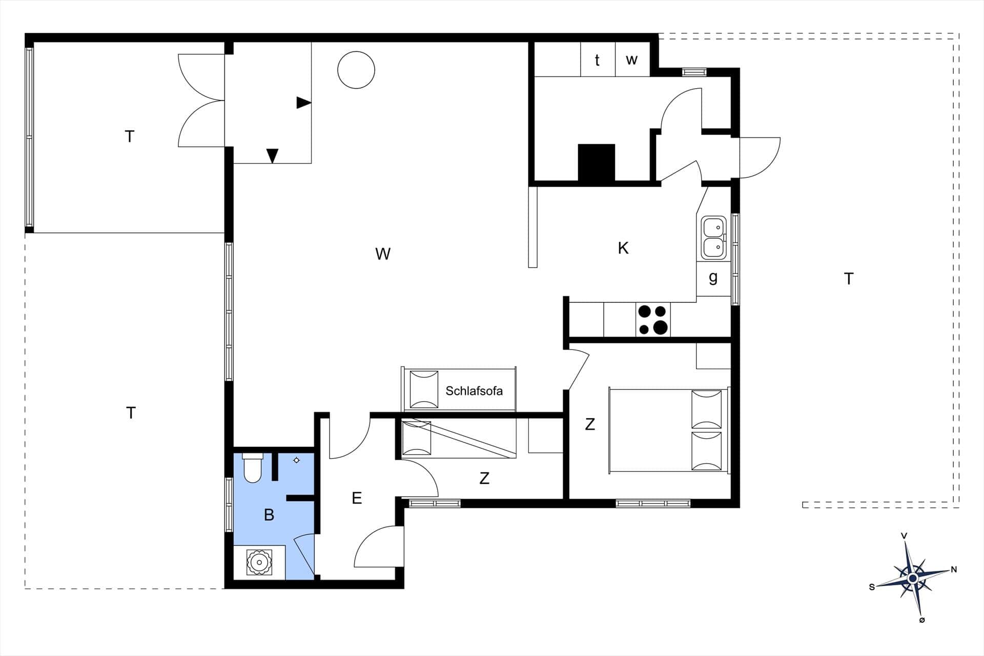 Interior 16-176 Holiday-home BL1496, Peder Madsensvej 28, DK - 9492 Blokhus