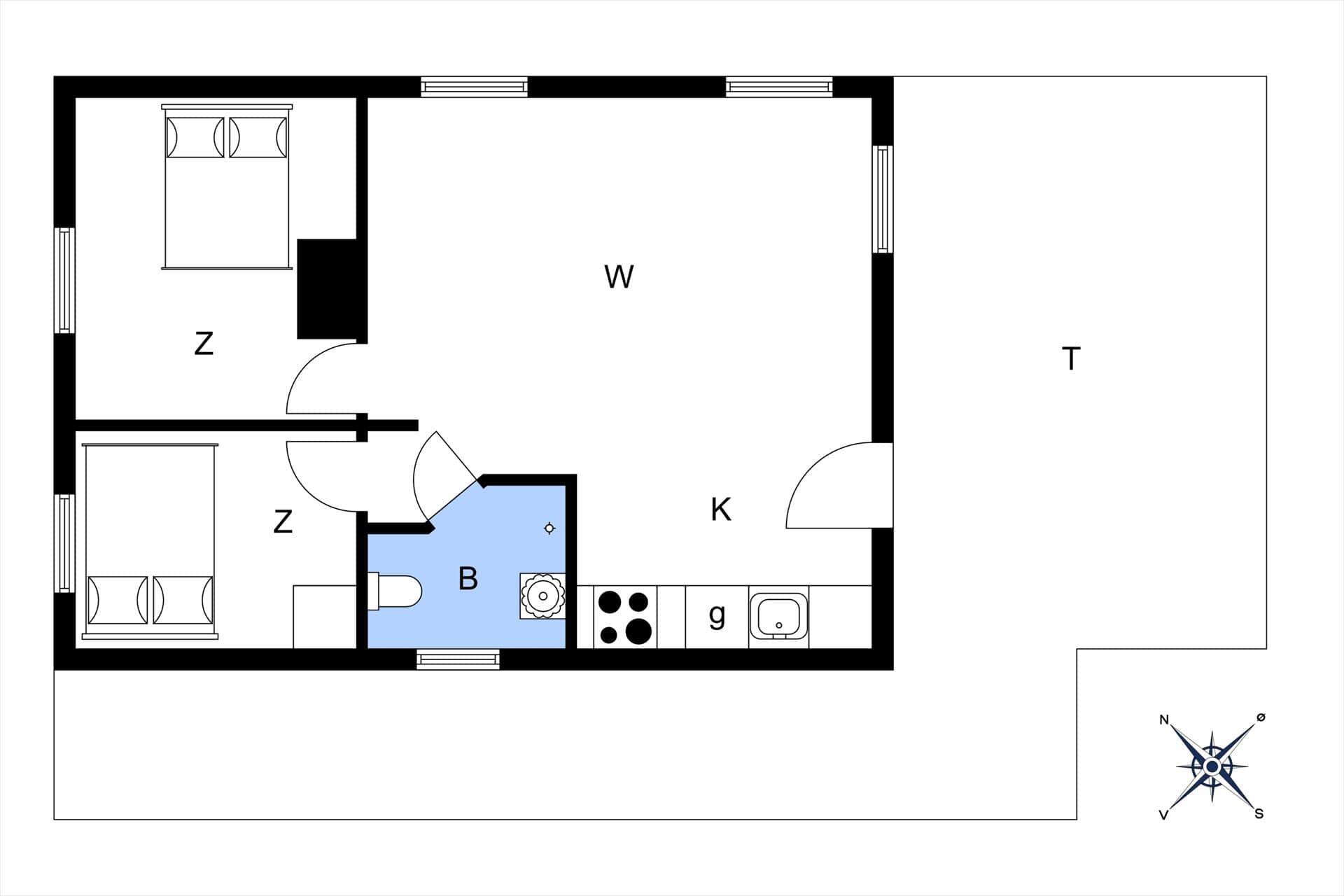 Interieur 24-10 Vakantiehuis 6738, Storedalen 27, DK - 3770 Allinge