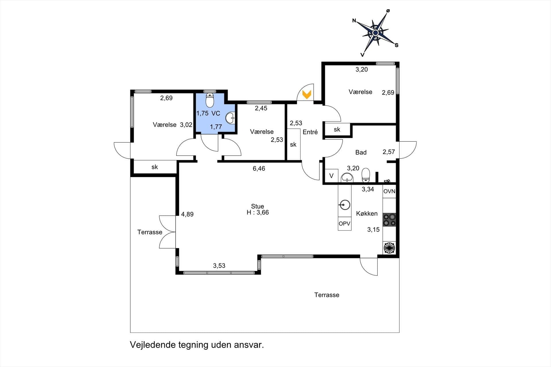 Interieur 18-10 Vakantiehuis 4801, Stampen Vej 6, DK - 3700 Rønne