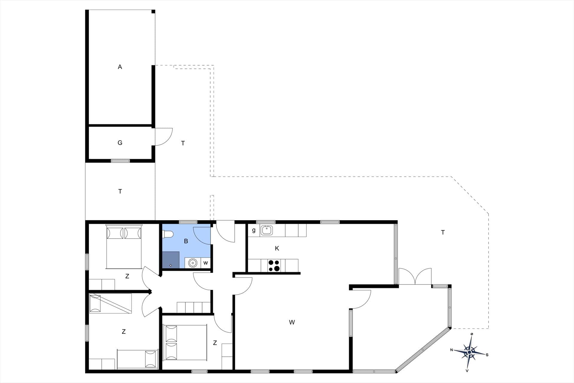 Innenausstattung 25-176 Ferienhaus BL1332, Rødhusparken 78, DK - 9490 Pandrup