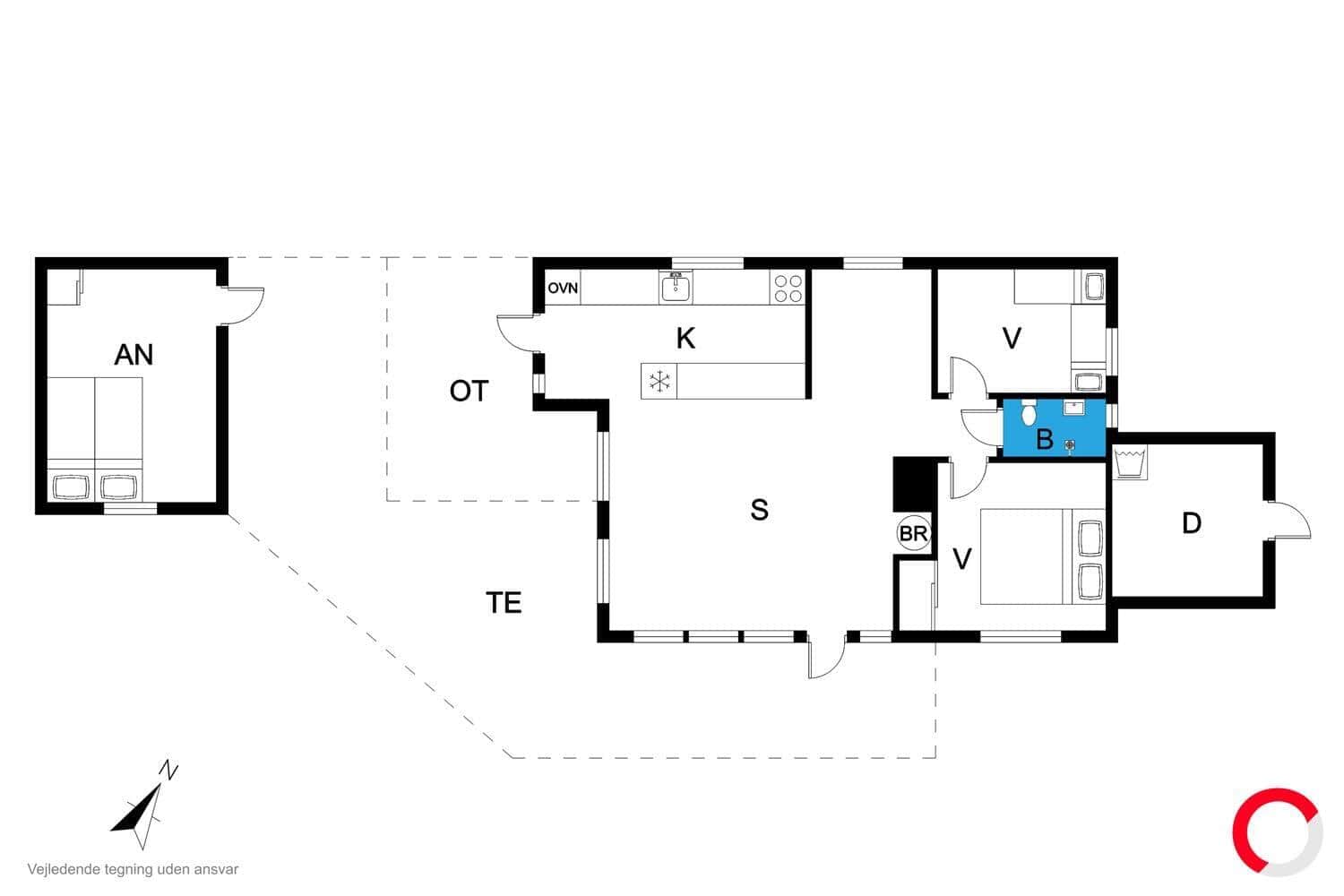 Interieur 21-19 Vakantiehuis 30138, Lundgaardsvej 34, DK - 8300 Odder