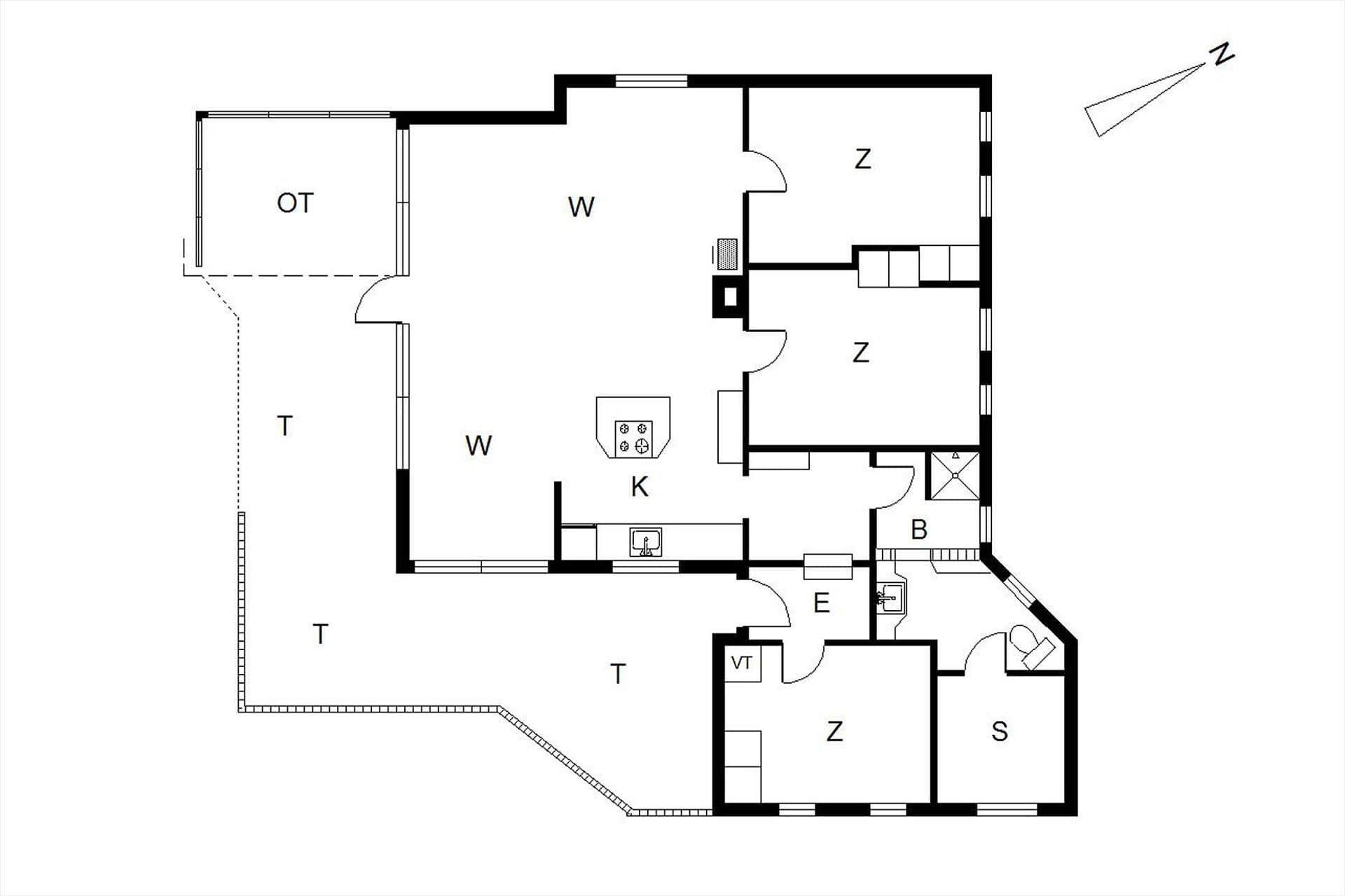 Interieur 48-125 Vakantiehuis 664, Falkevej 11, DK - 6854 Henne