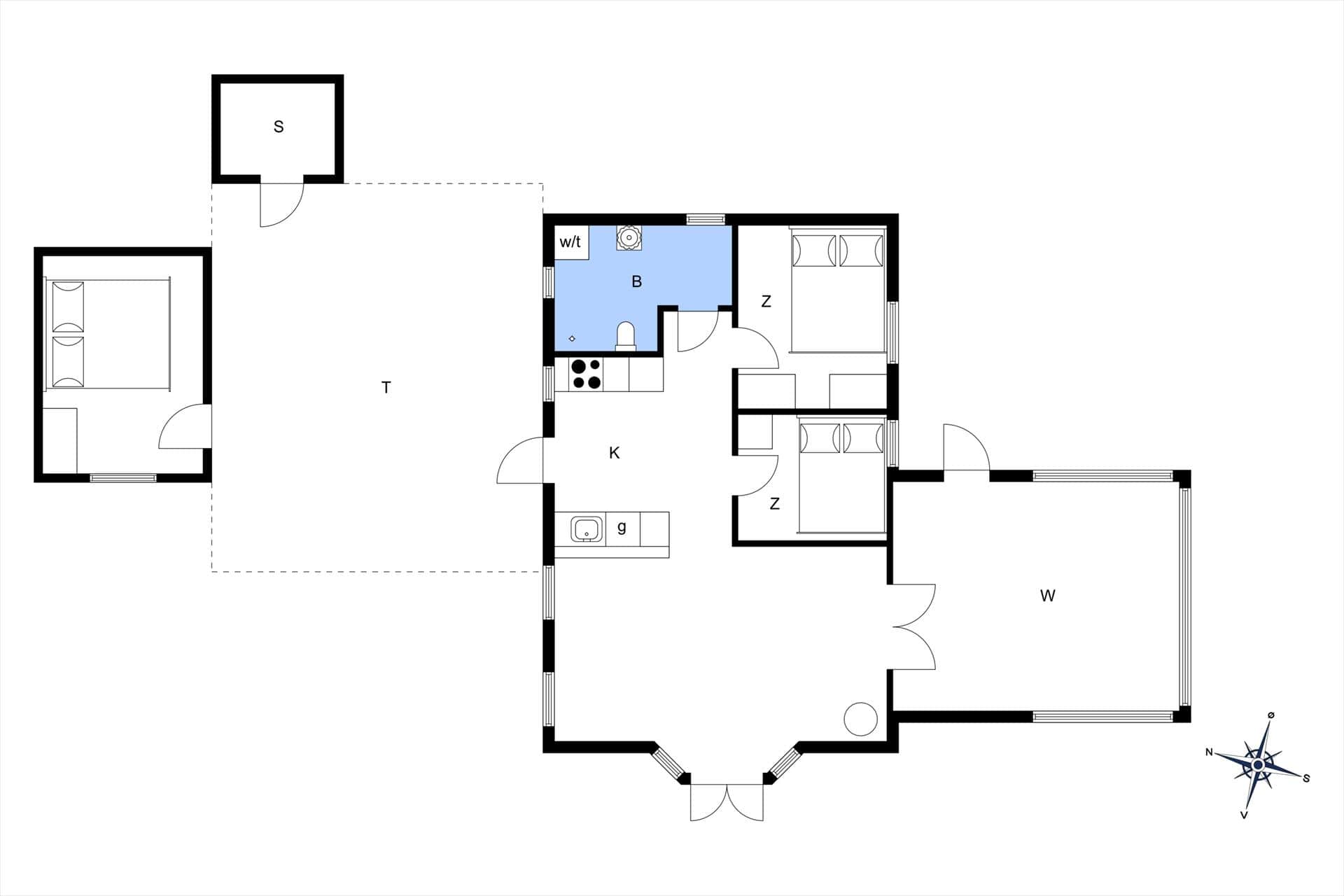 Interieur 23-173 Vakantiehuis BV295, Bakkedraget 10, DK - 6857 Blåvand