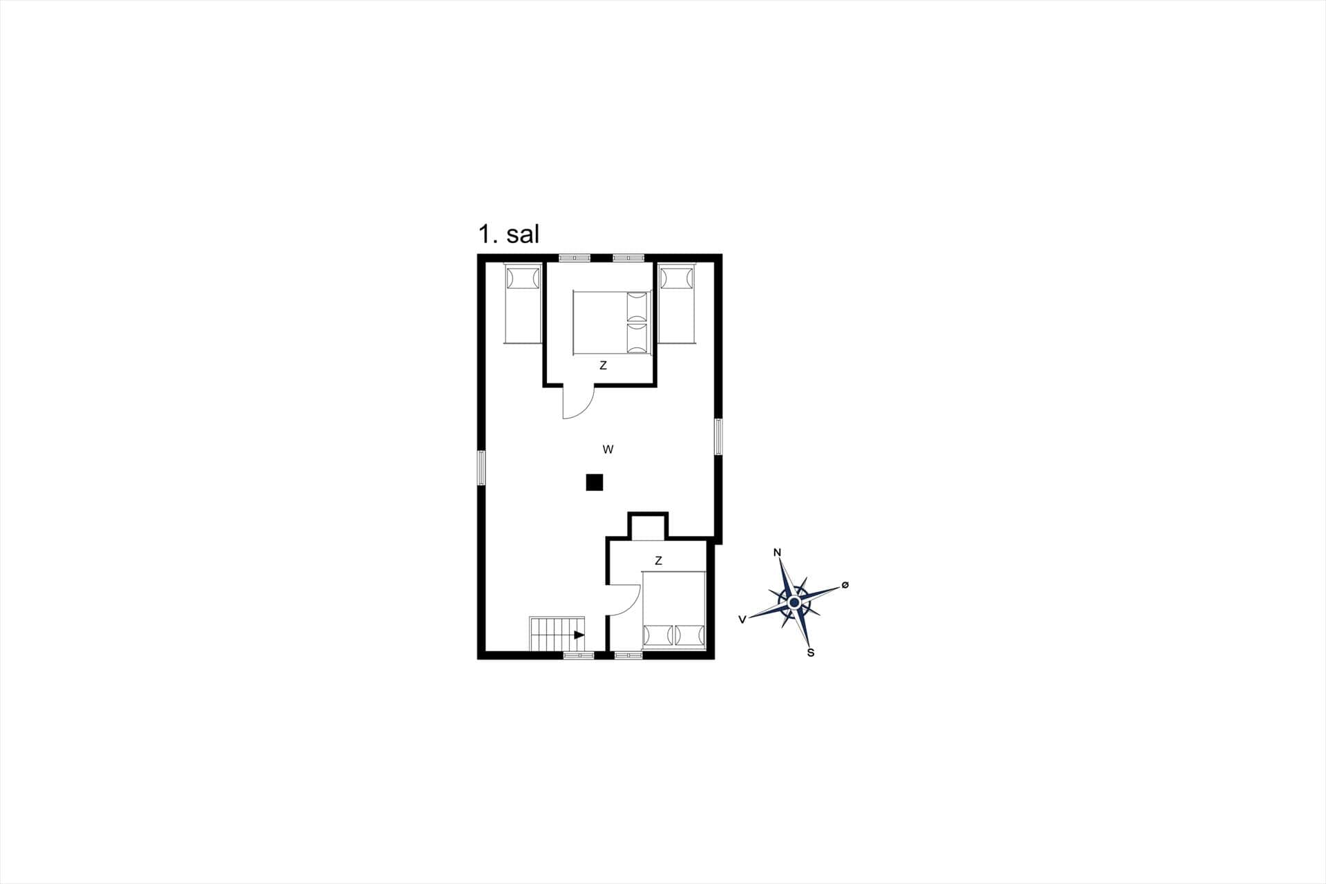 Indretning 28-13 Sommerhus 872, Lyngbyvej 25, DK - 7755 Bedsted Thy