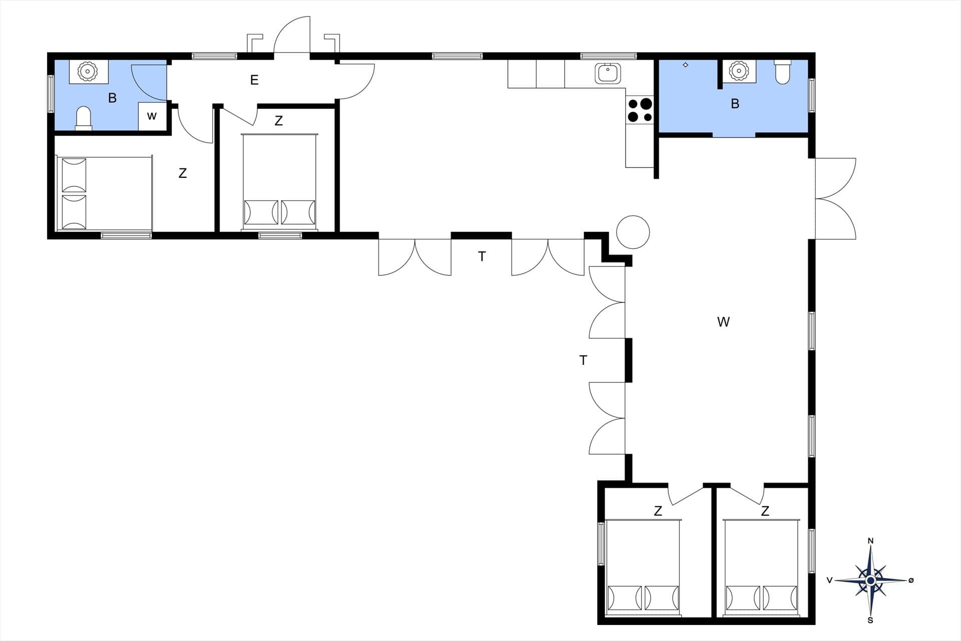 Interieur 21-174 Vakantiehuis M277, Rørhvenevej 23, DK - 4873 Væggerløse