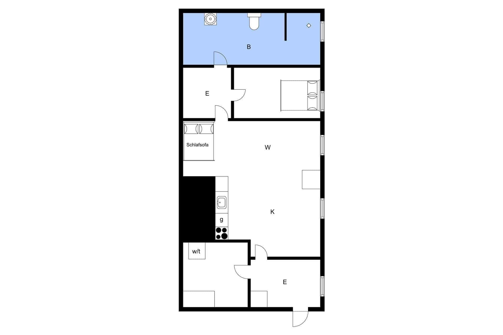 Innredning 14-188 Feirehus SJ213, Blåhøj 26, DK - 7000 Fredericia