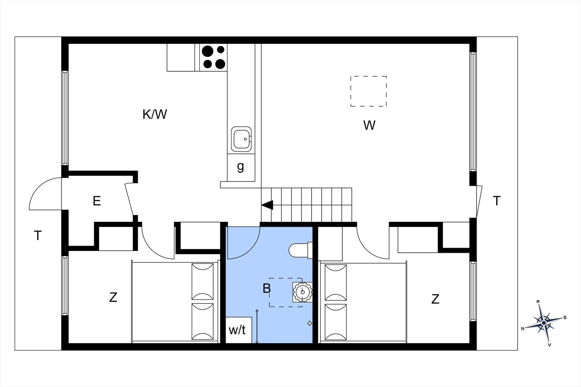 Interior 28-10 Holiday-home 6800, Langebjergvej 26, DK - 3770 Allinge