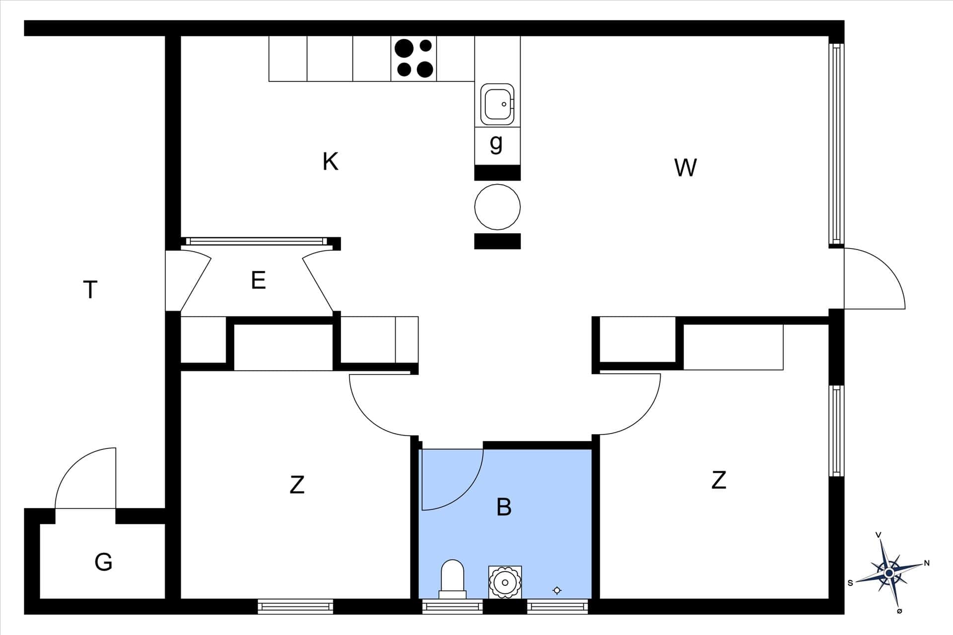 Interieur 16-174 Vakantiehuis M126, Bøtølundvej 51, DK - 4873 Væggerløse