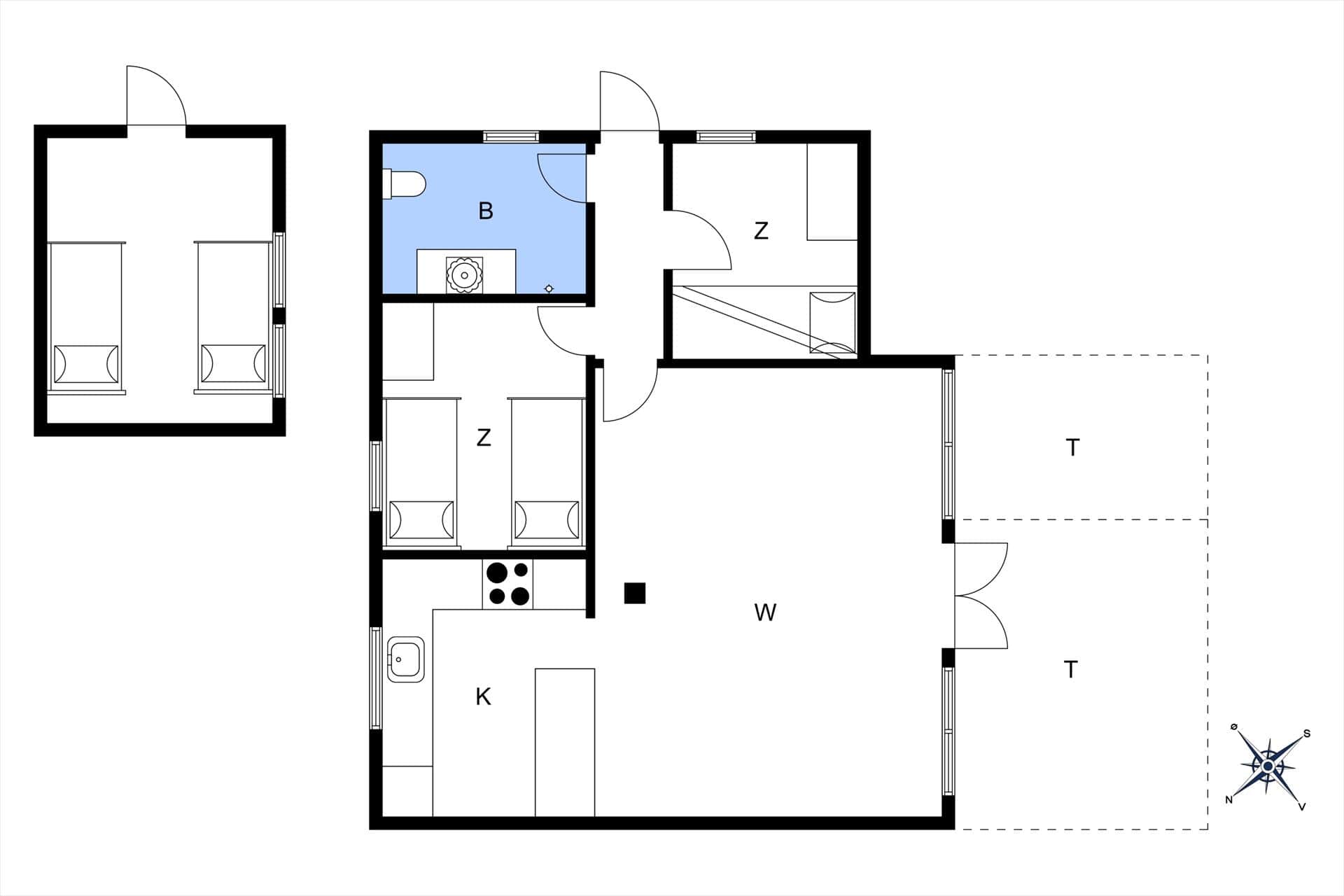 Interieur 19-174 Vakantiehuis M230, Skovmærkevej 2, DK - 4873 Væggerløse