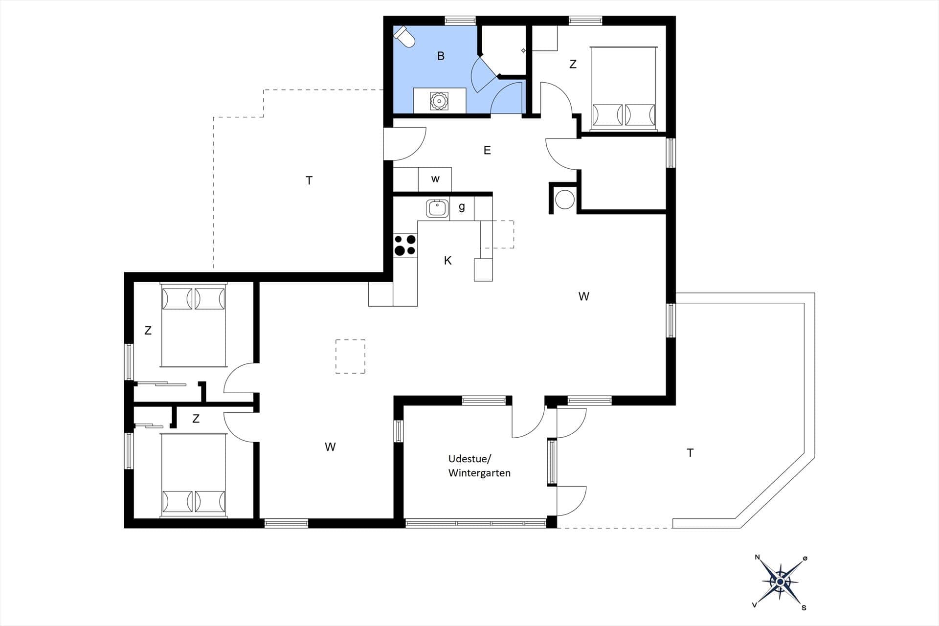 Innenausstattung 18-13 Ferienhaus 734, Revlingvej 3, DK - 7700 Thisted