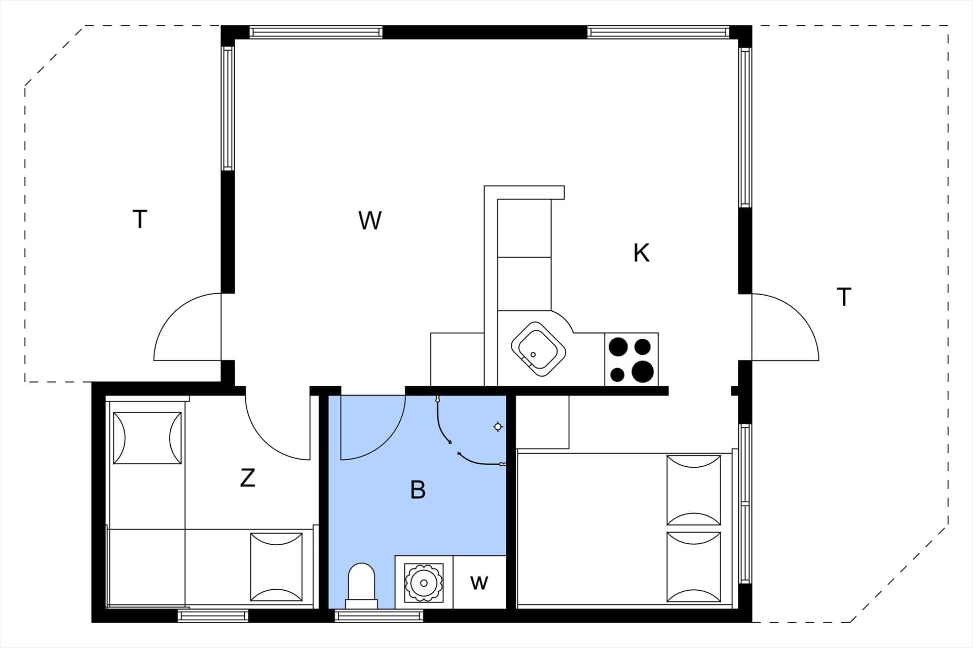 Innredning 23-178 Feirehus LN1921, Kystrenden 10, DK - 9800 Hjørring