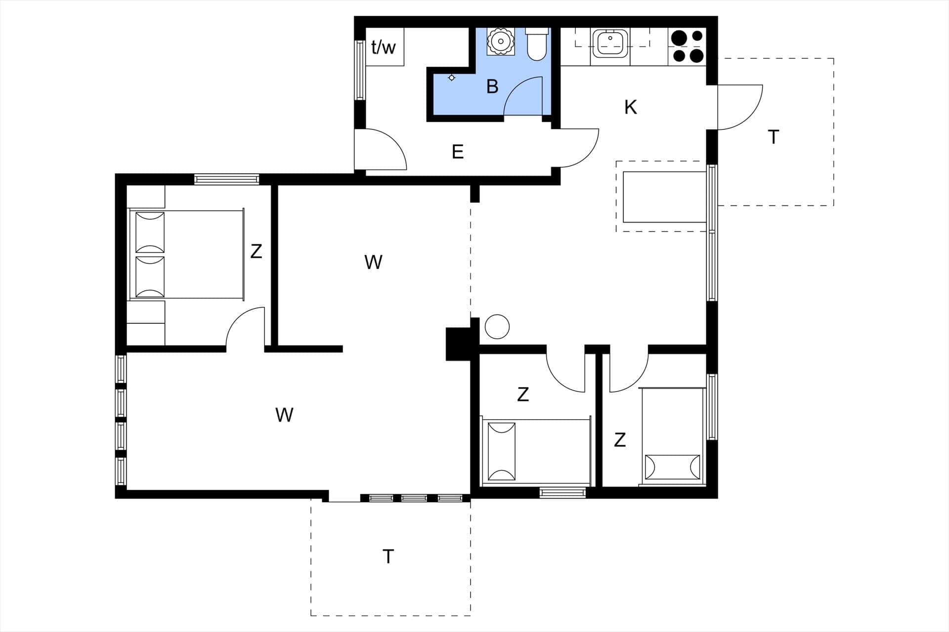 Indretning 30-175 Sommerhus 30065, Øster skovvej 63, DK - 6990 Ulfborg