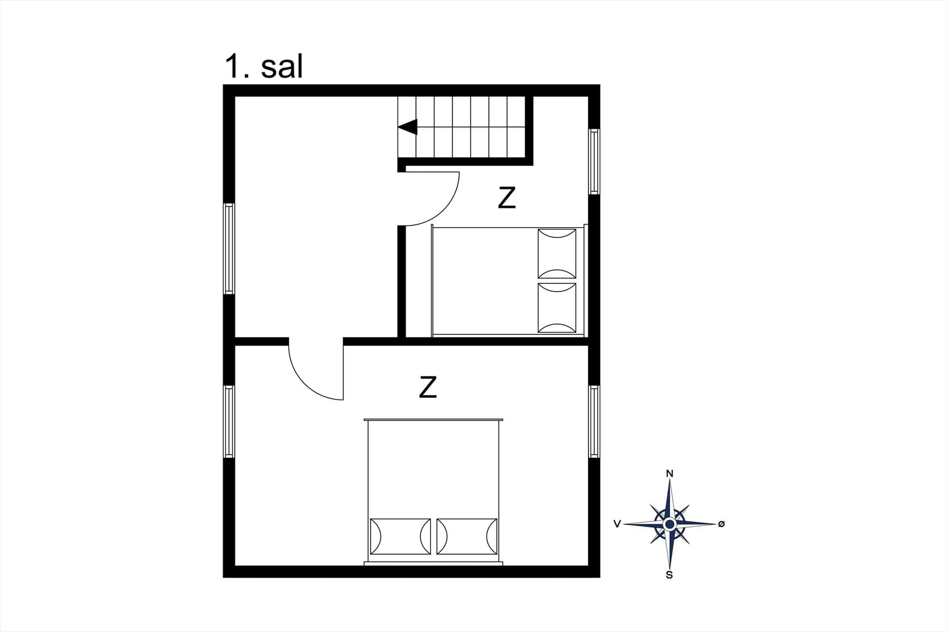 Interieur 21-15 Vakantiehuis 4221, Langgade 21, DK - 4780 Stege