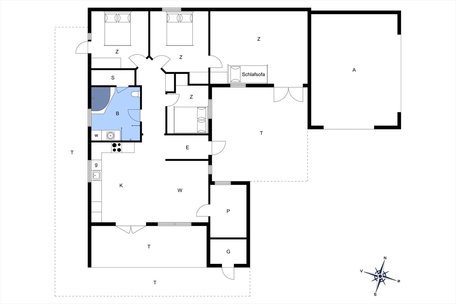 Interior 27-148 Holiday-home TV1591, Klitrosevej 21, DK - 9881 Tversted