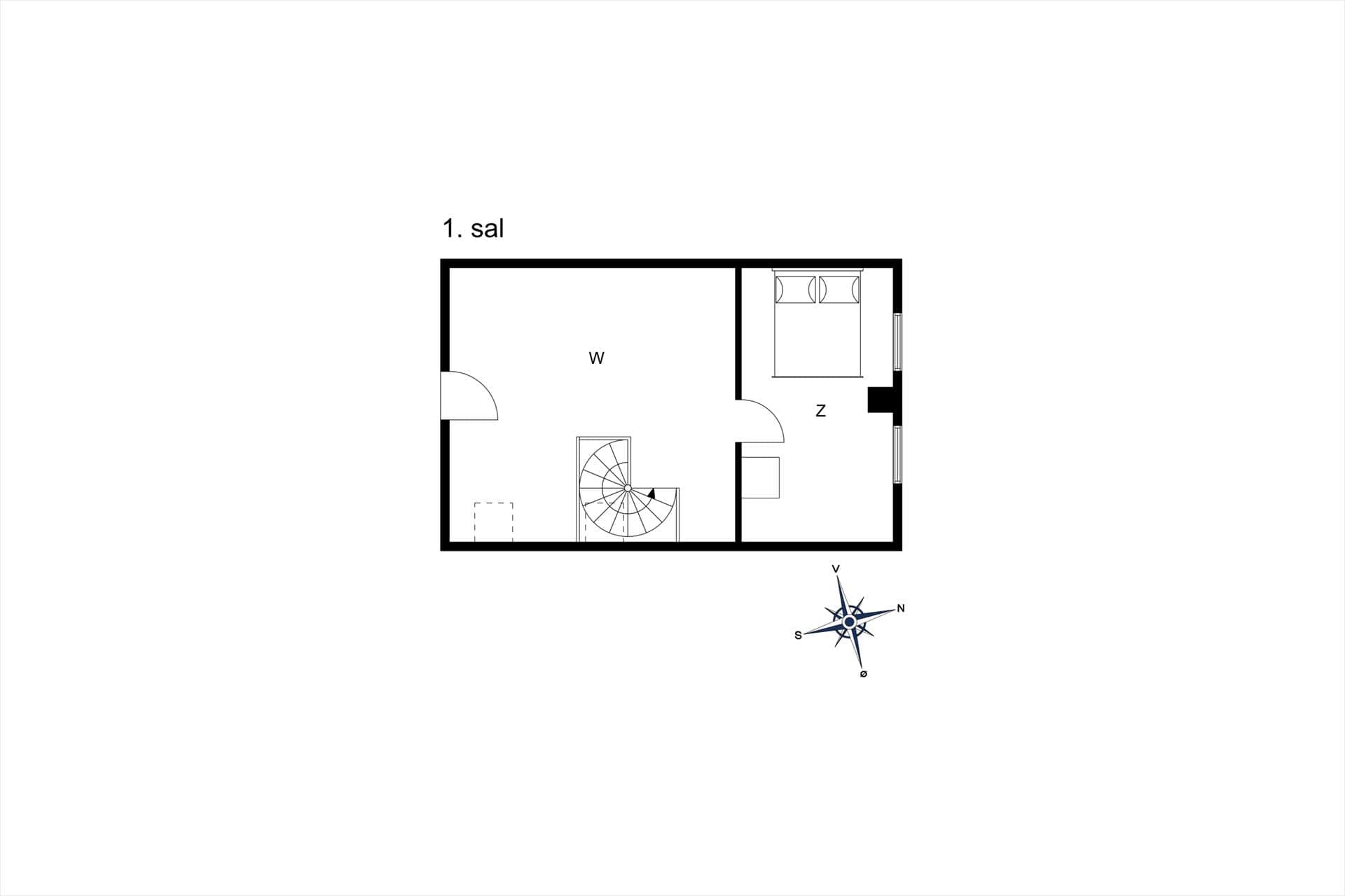 Interieur 25-20 Vakantiehuis 704, Kirkevej 6, DK - 7680 Thyborøn