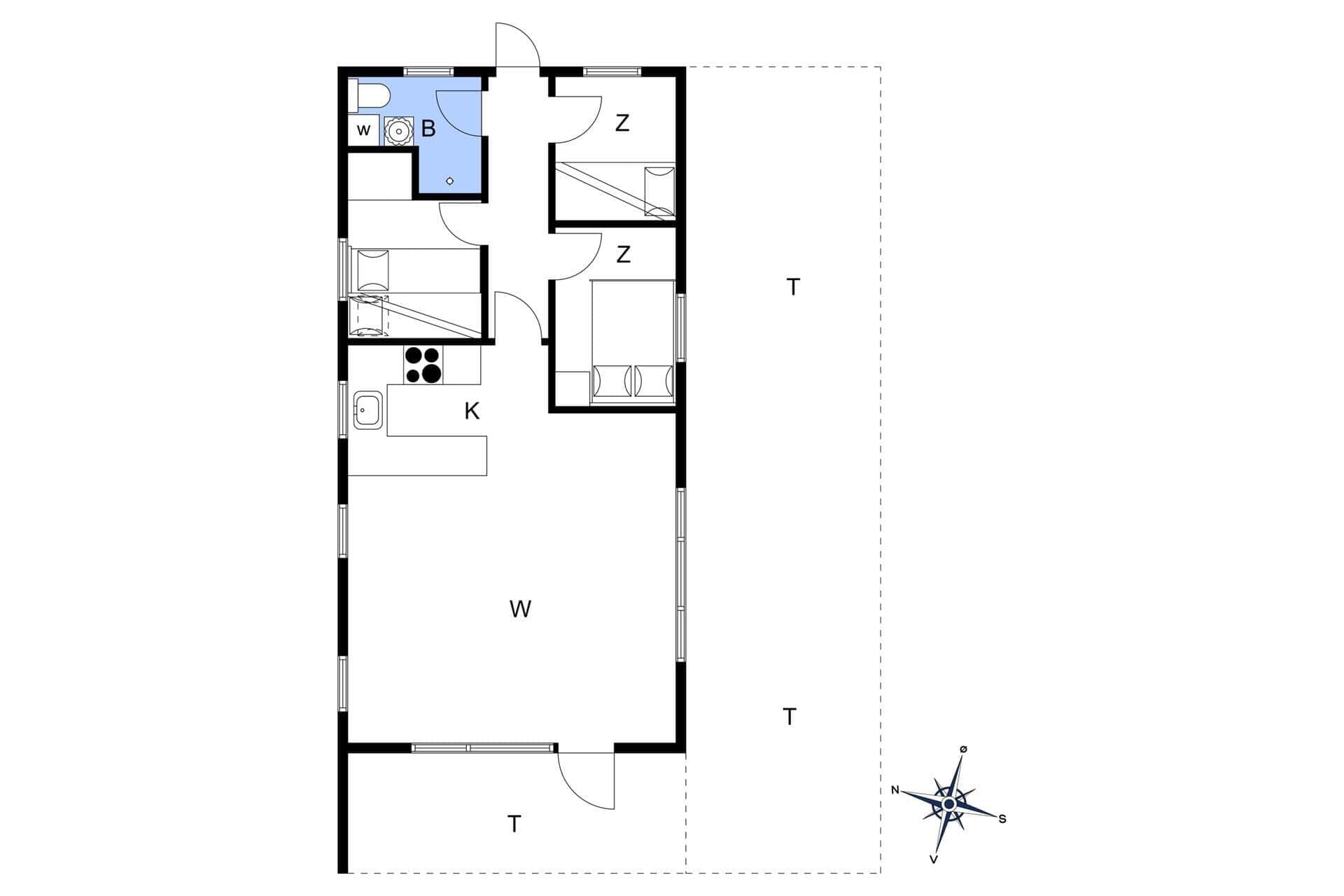 Innredning 20-164 Feirehus LF16106, Kammasvej 30, DK - 9670 Løgstør