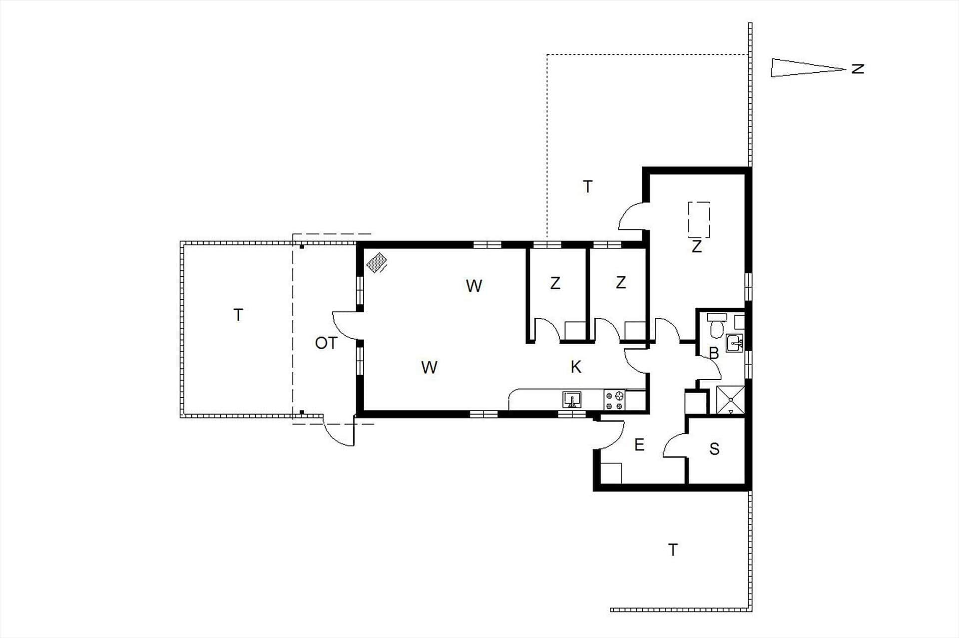 Innredning 24-125 Feirehus 3231, Vester Hennebysvej 6, DK - 6830 Nørre Nebel