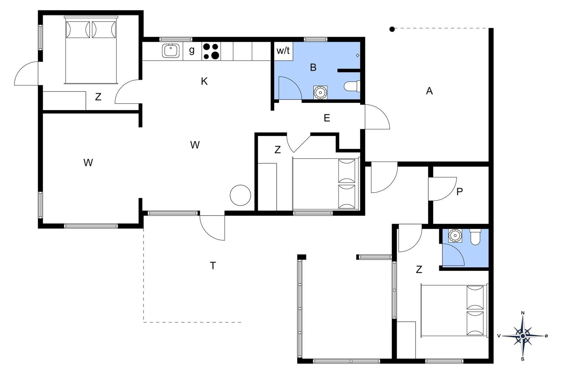 Interieur 20-176 Vakantiehuis BL1632, Klintevej 14, DK - 9492 Blokhus