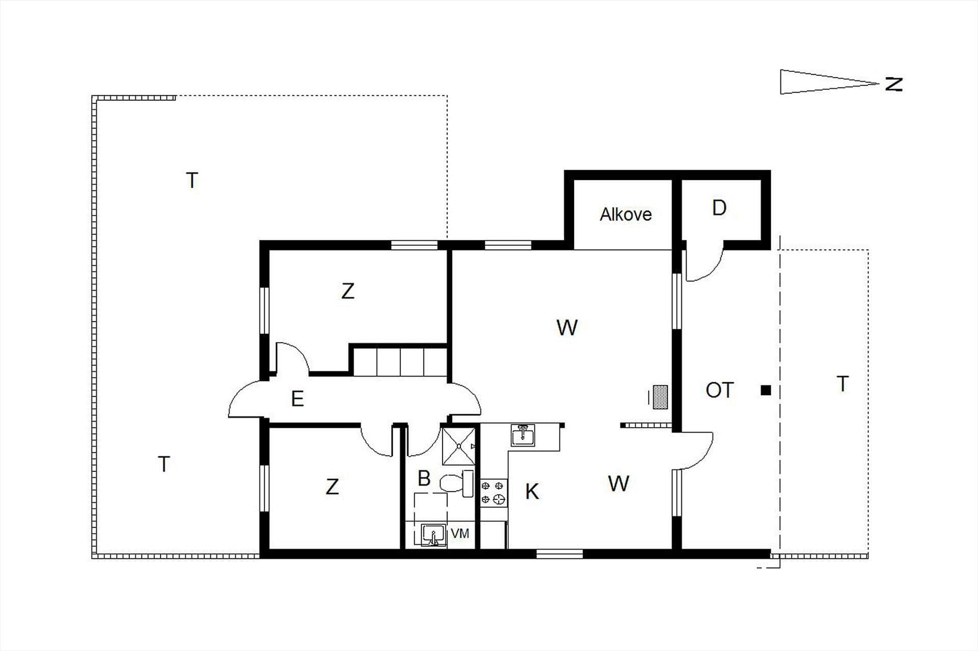 Interieur 37-125 Vakantiehuis 910, Ørnevej 21, DK - 6854 Henne