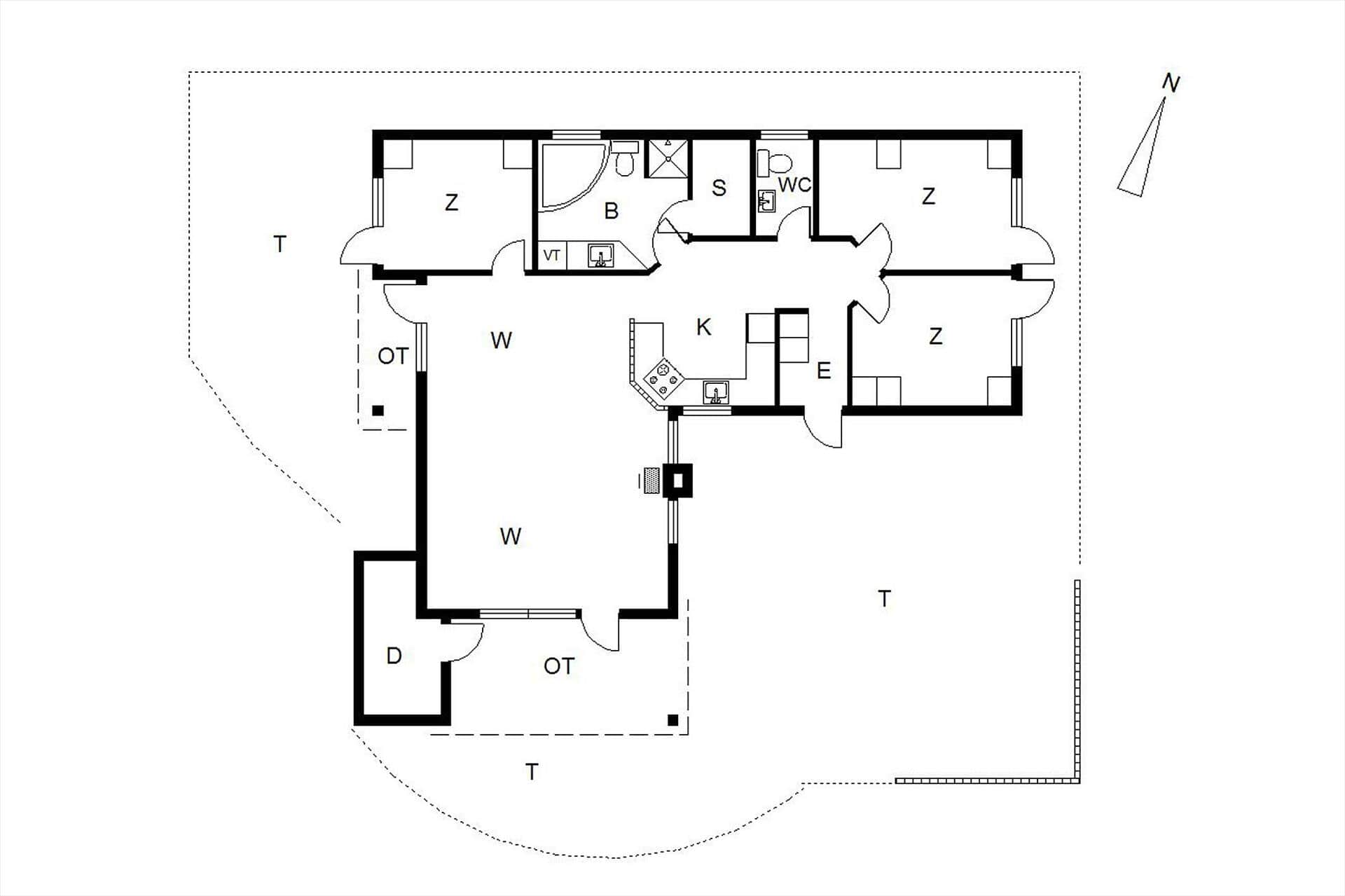 Interieur 44-125 Vakantiehuis 706, Tjurvej 50, DK - 6854 Henne