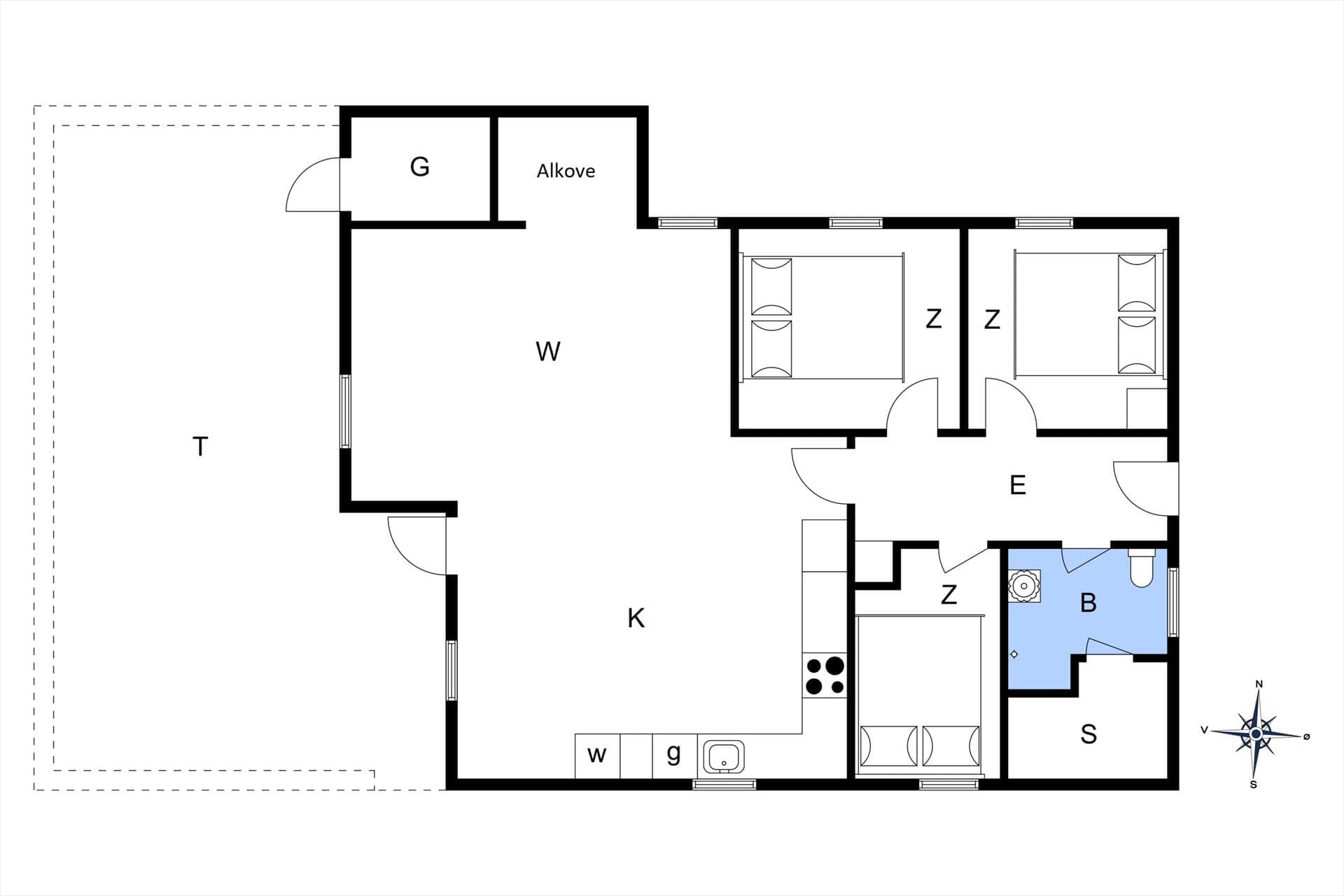 Interieur 15-13 Vakantiehuis 466, Muslingevej 6, DK - 7700 Thisted