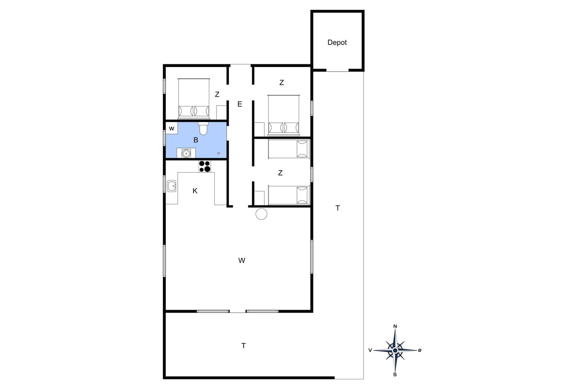Interieur 35-168 Vakantiehuis 239, Vestklitvej 32, DK - 6950 Ringkøbing