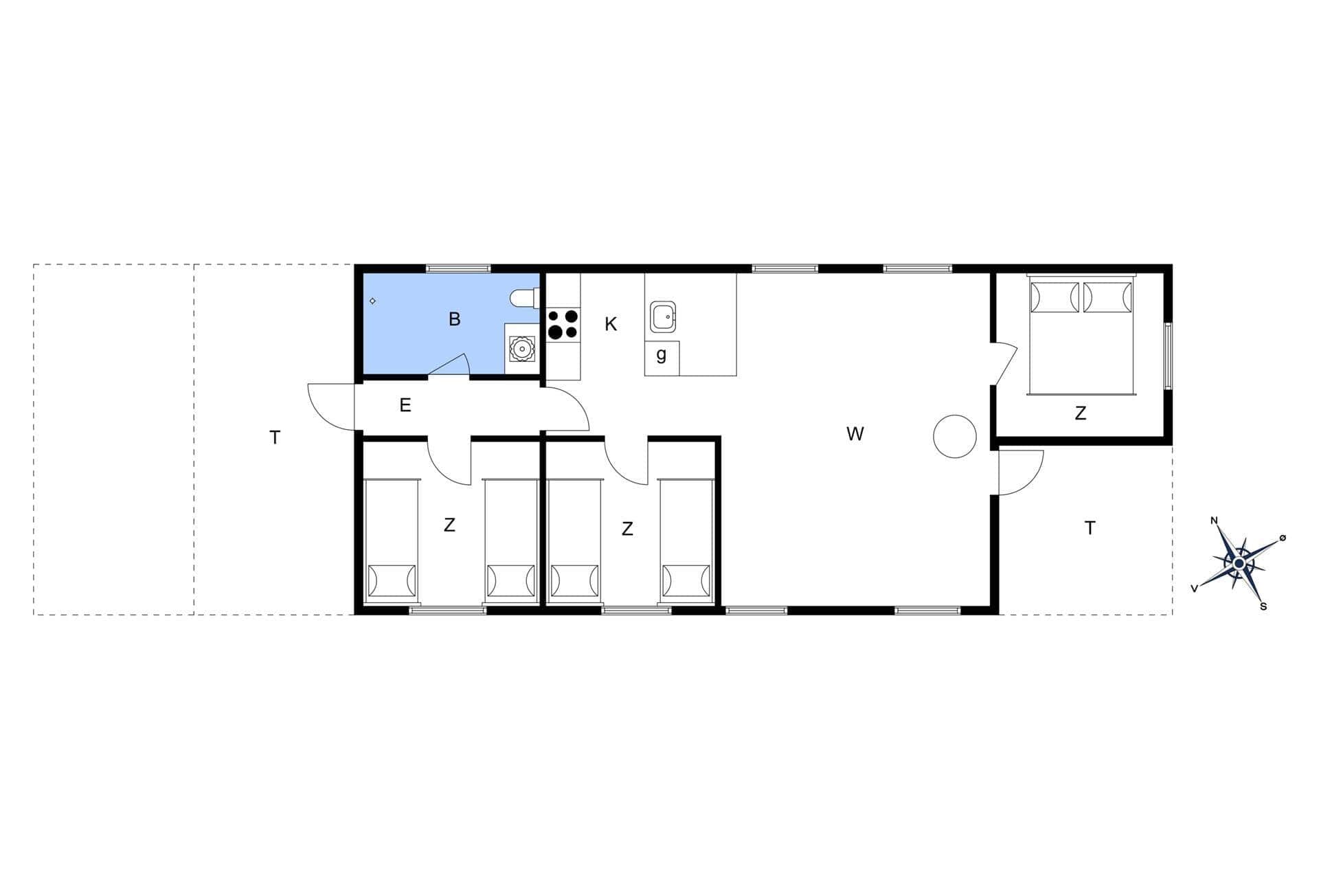 Interior 5-3 Holiday-home L16154, Ramshule 54, DK - 9640 Farsø