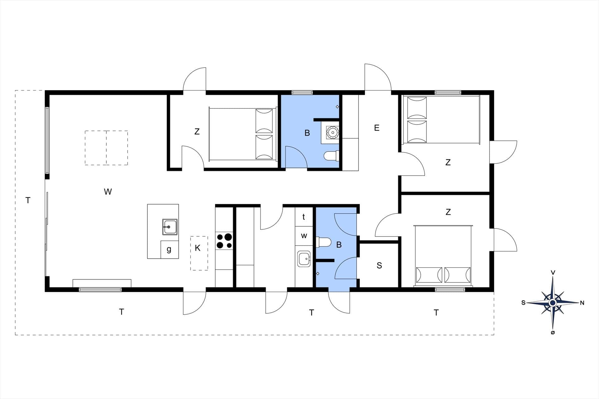 Indretning 24-15 Sommerhus 3068, Raden 8, DK - 4780 Stege